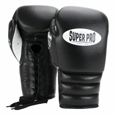 Super Pro Combat Gear Bokshandschoen - Knock Out - Zwart / Wit