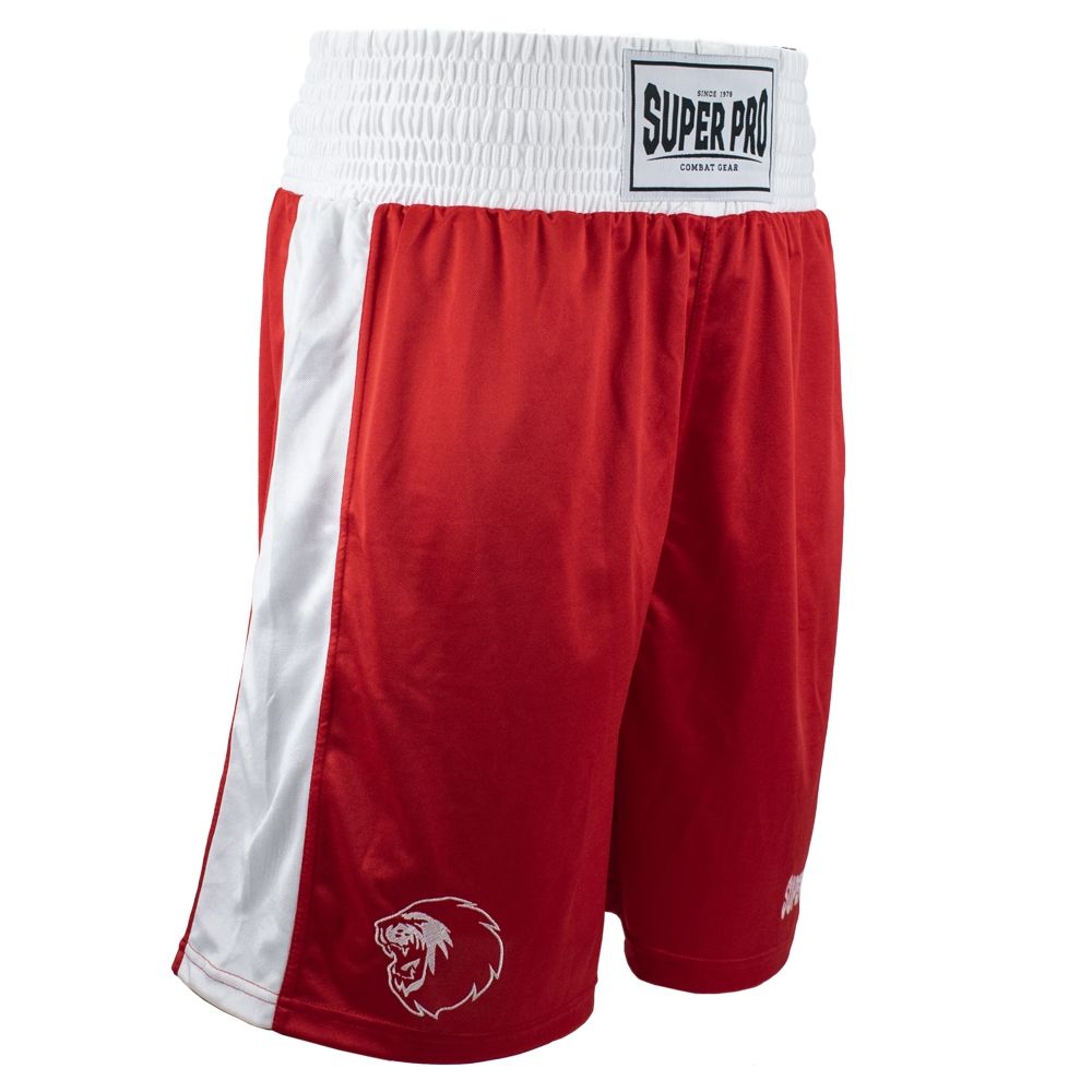 Super Pro Combat Gear Boksshort - Club - Rood / Wit Super Pro Combat Gear Boksshort - Club - Rood / Wit
