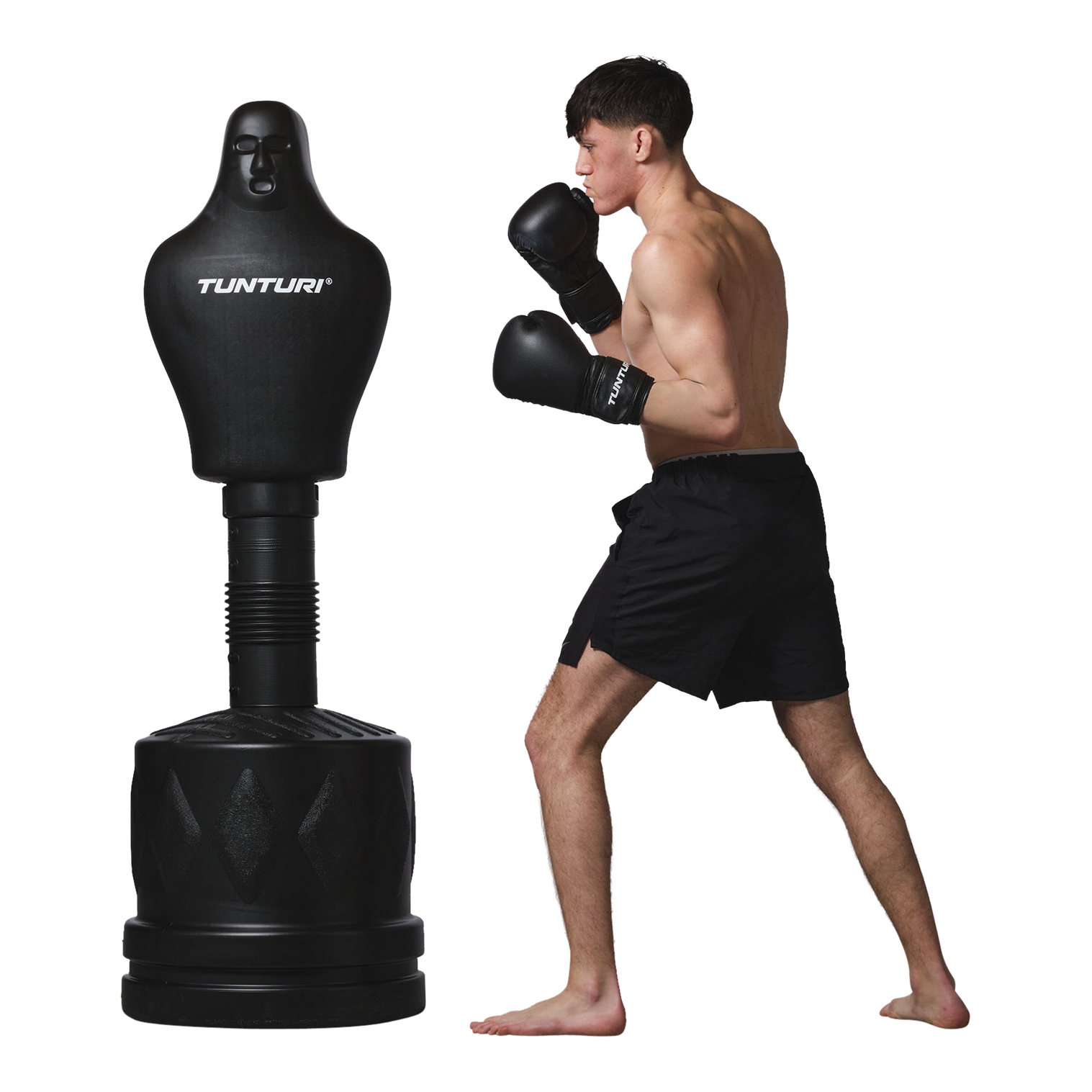 Tunturi Nieuw - Free Stand Boxing Dummy - Zwart Tunturi Nieuw - Free Stand Boxing Dummy - Zwart