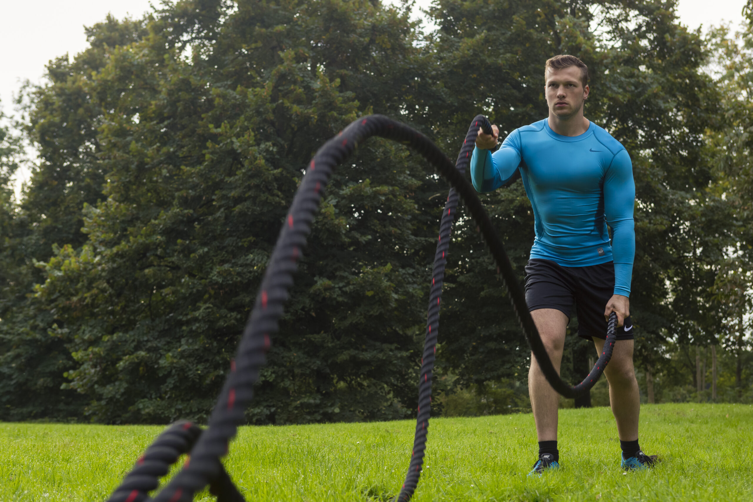 Tunturi Battlerope - Battle Rope 9m - Zwart Tunturi Battlerope - Battle Rope 9m - Zwart