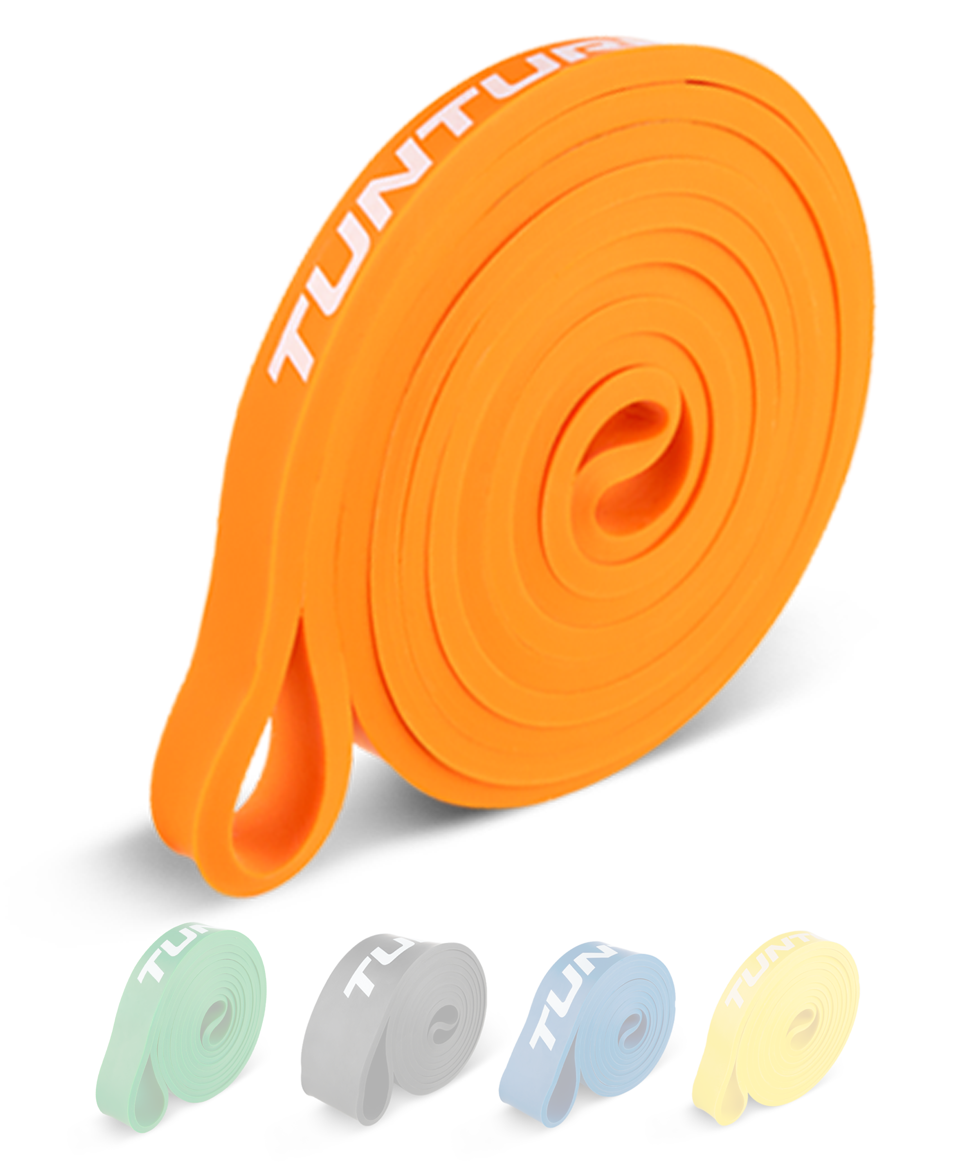 Tunturi Weerstandsband - Power Band Extra Light 2 tot 15 kg - Oranje Tunturi Weerstandsband - Power Band Extra Light 2 tot 15 kg - Oranje