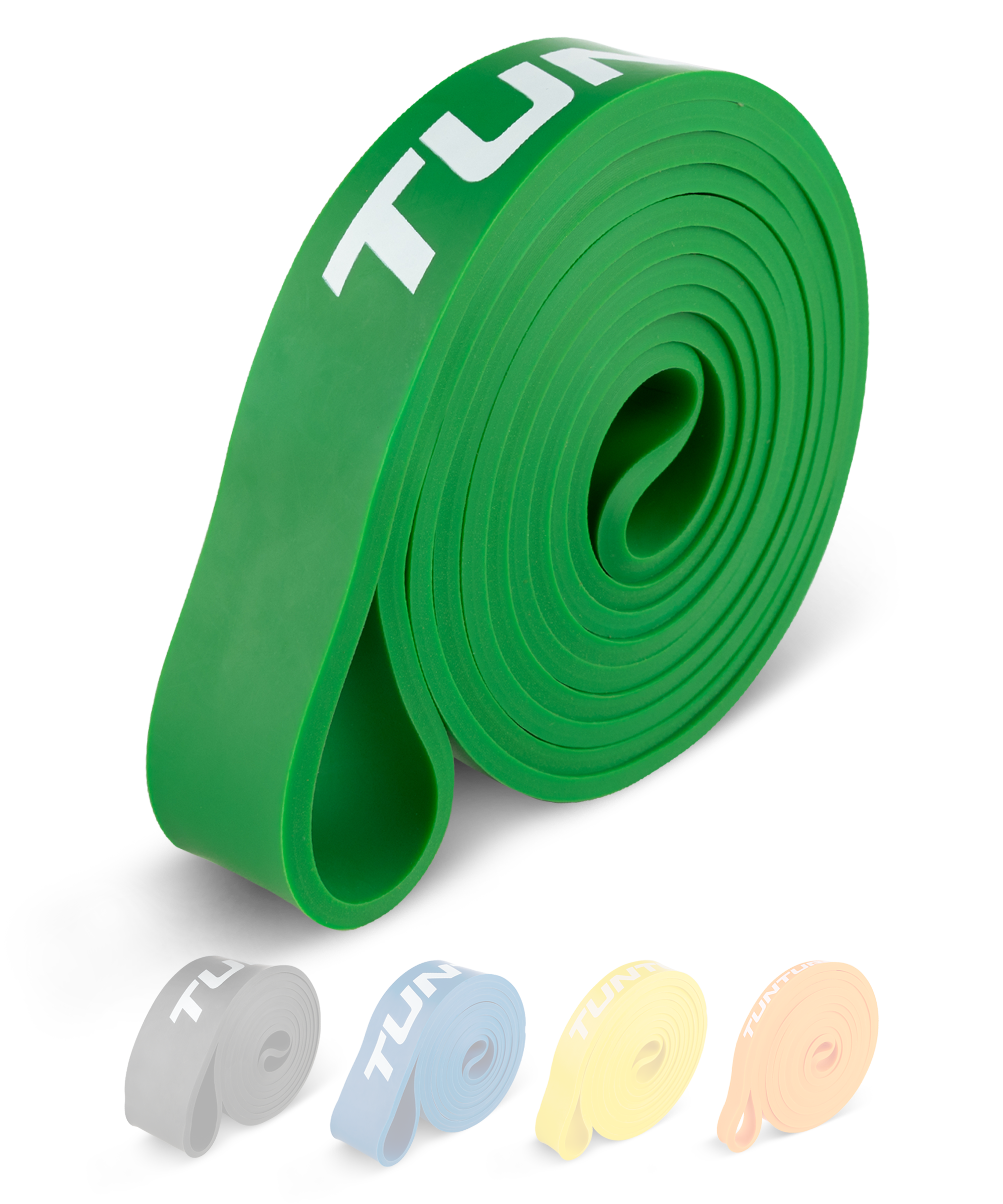 Tunturi Weerstandsband - Power Band Medium 10-35 kg - Groen Tunturi Weerstandsband - Power Band Medium 10-35 kg - Groen