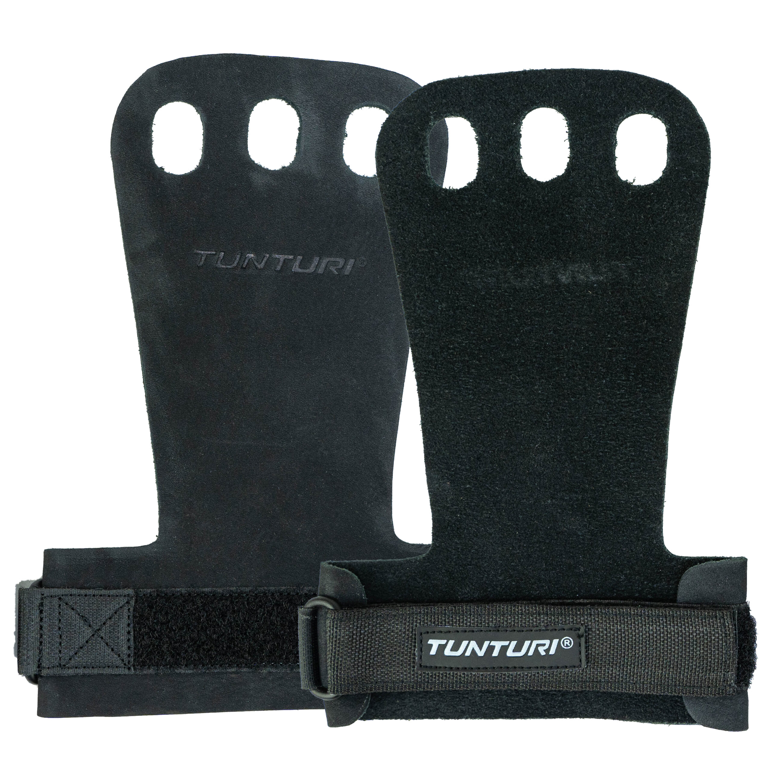 Tunturi Nieuw - Fitness Grips Leather XS - Zwart