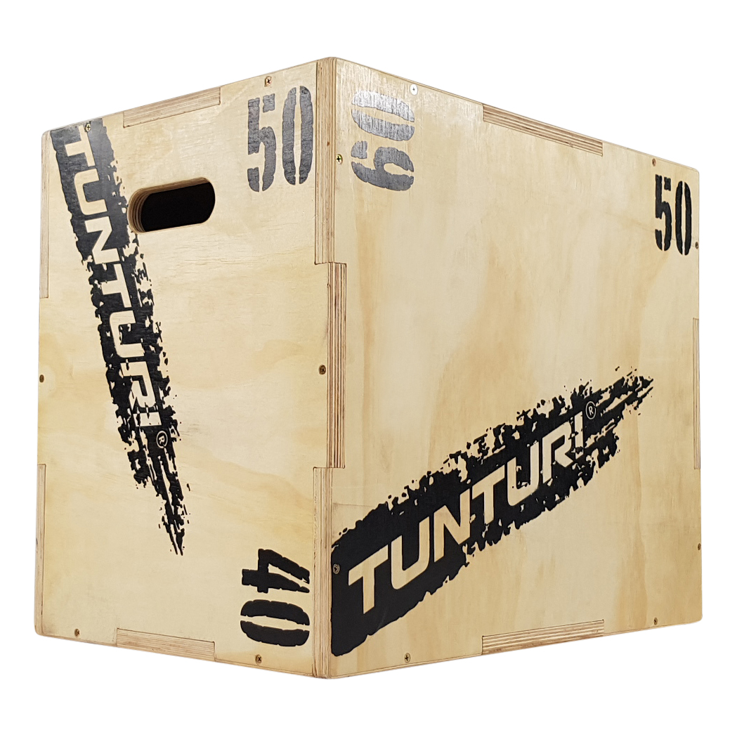 Tunturi Plyo Box - Wood 40/50/60cm - Zwart Tunturi Plyo Box - Wood 40/50/60cm - Zwart