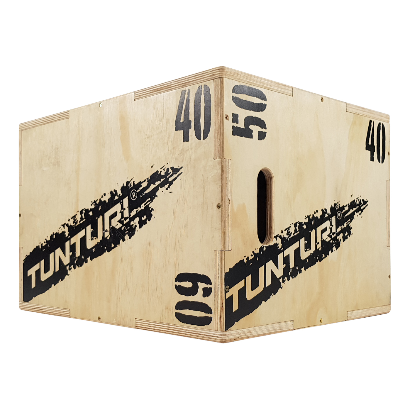 Tunturi Plyo Box - Wood 40/50/60cm - Zwart Tunturi Plyo Box - Wood 40/50/60cm - Zwart