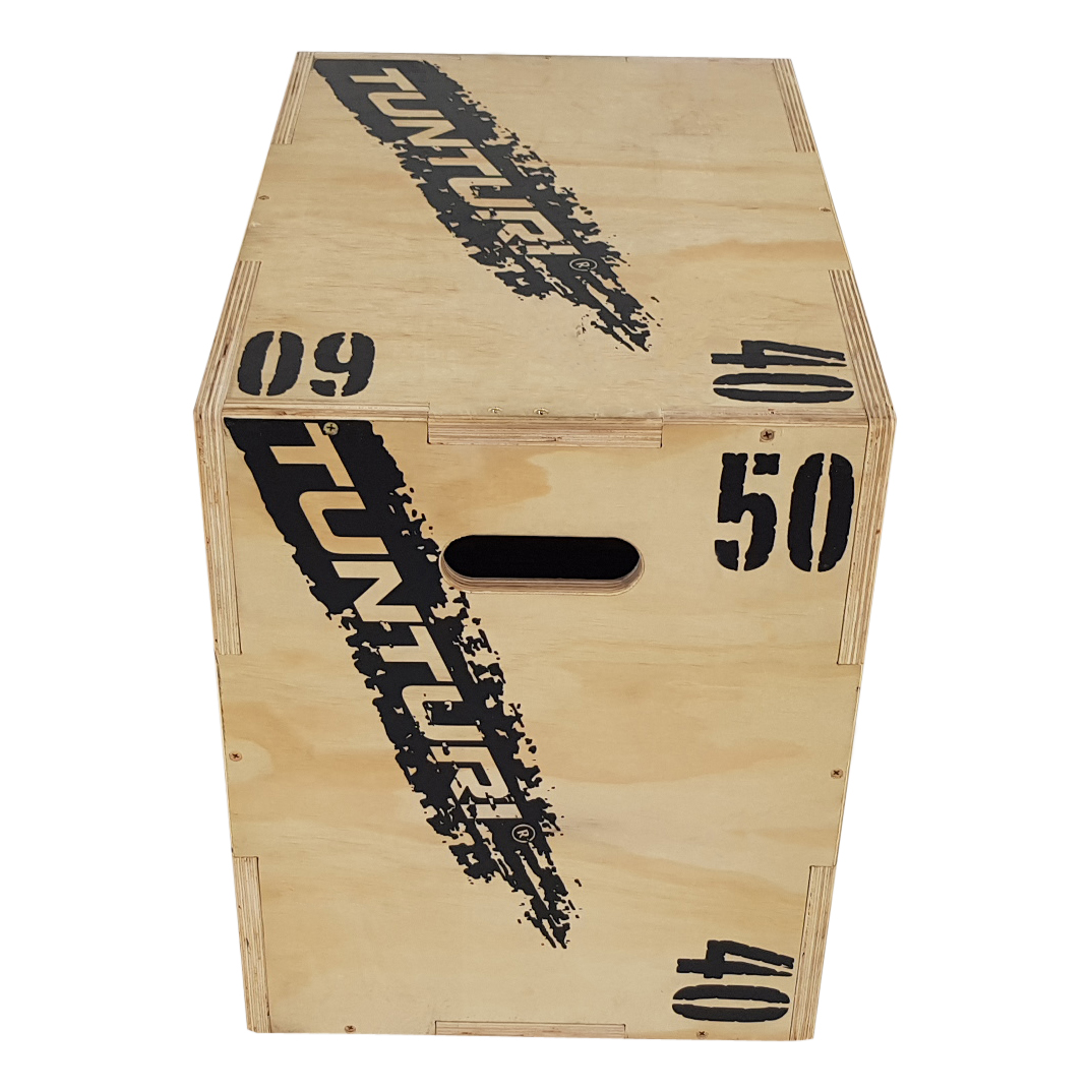 Tunturi Plyo Box - Wood 40/50/60cm - Zwart Tunturi Plyo Box - Wood 40/50/60cm - Zwart