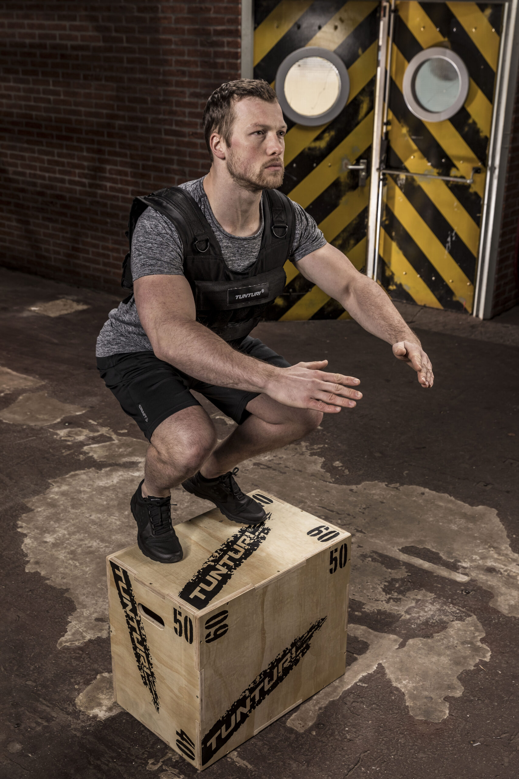 Tunturi Plyo Box - Wood 40/50/60cm - Zwart Tunturi Plyo Box - Wood 40/50/60cm - Zwart