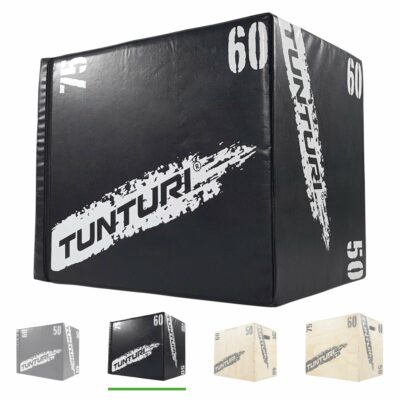 Tunturi Plyo Box - Soft EVA 50/60/75 cm - Zwart