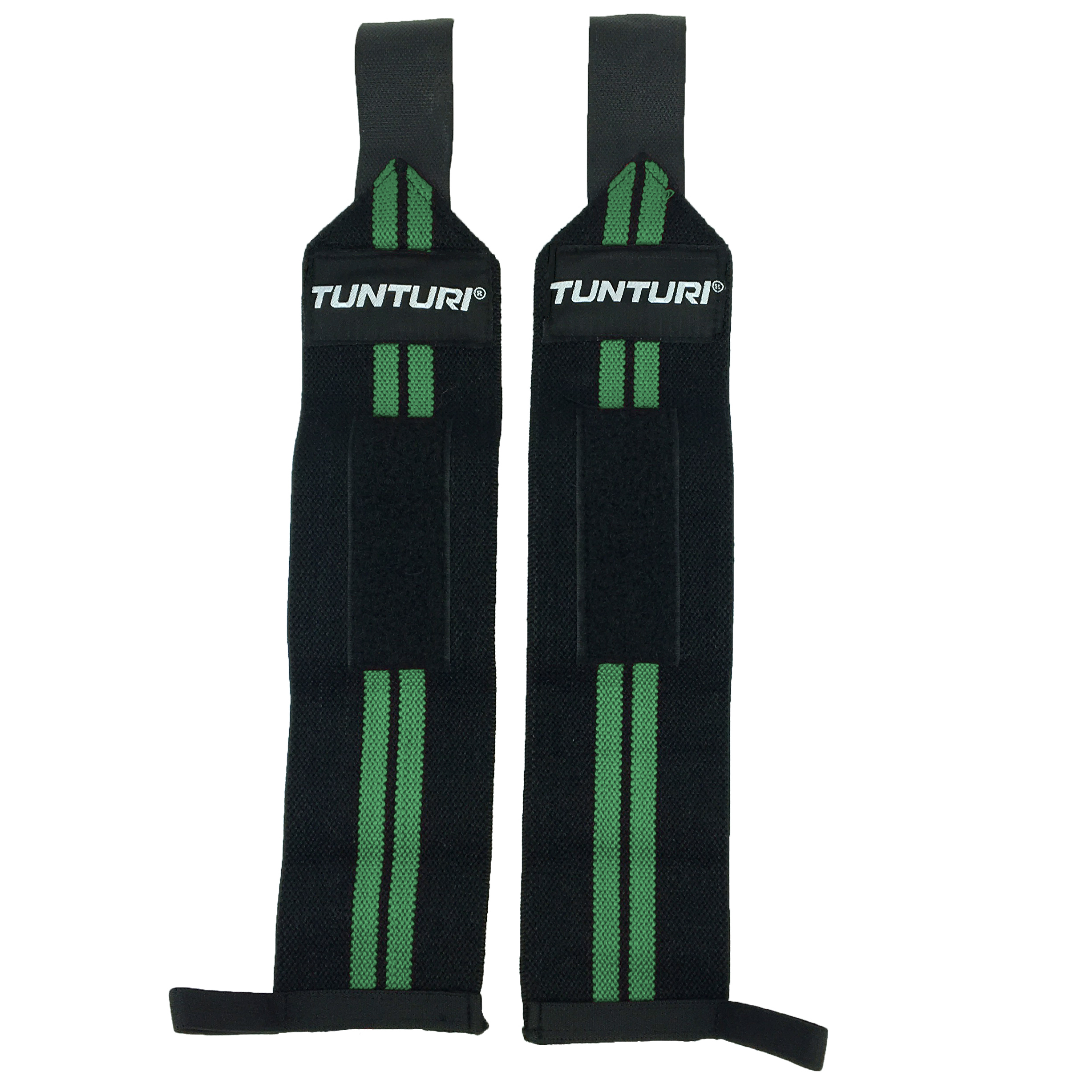 Tunturi Pols Wraps - Functional Training Wrist Wraps - Zwart / Green Tunturi Pols Wraps - Functional Training Wrist Wraps - Zwart / Green