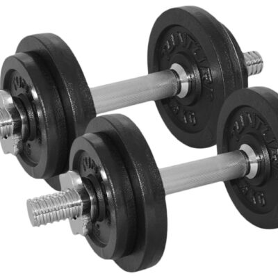 Tunturi Dumbbell - Gietijzer 20kg - Zwart Tunturi Dumbbell - Gietijzer 20kg - Zwart