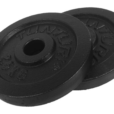 Tunturi Halterschijf - Plates Black 2,5kg - Zwart