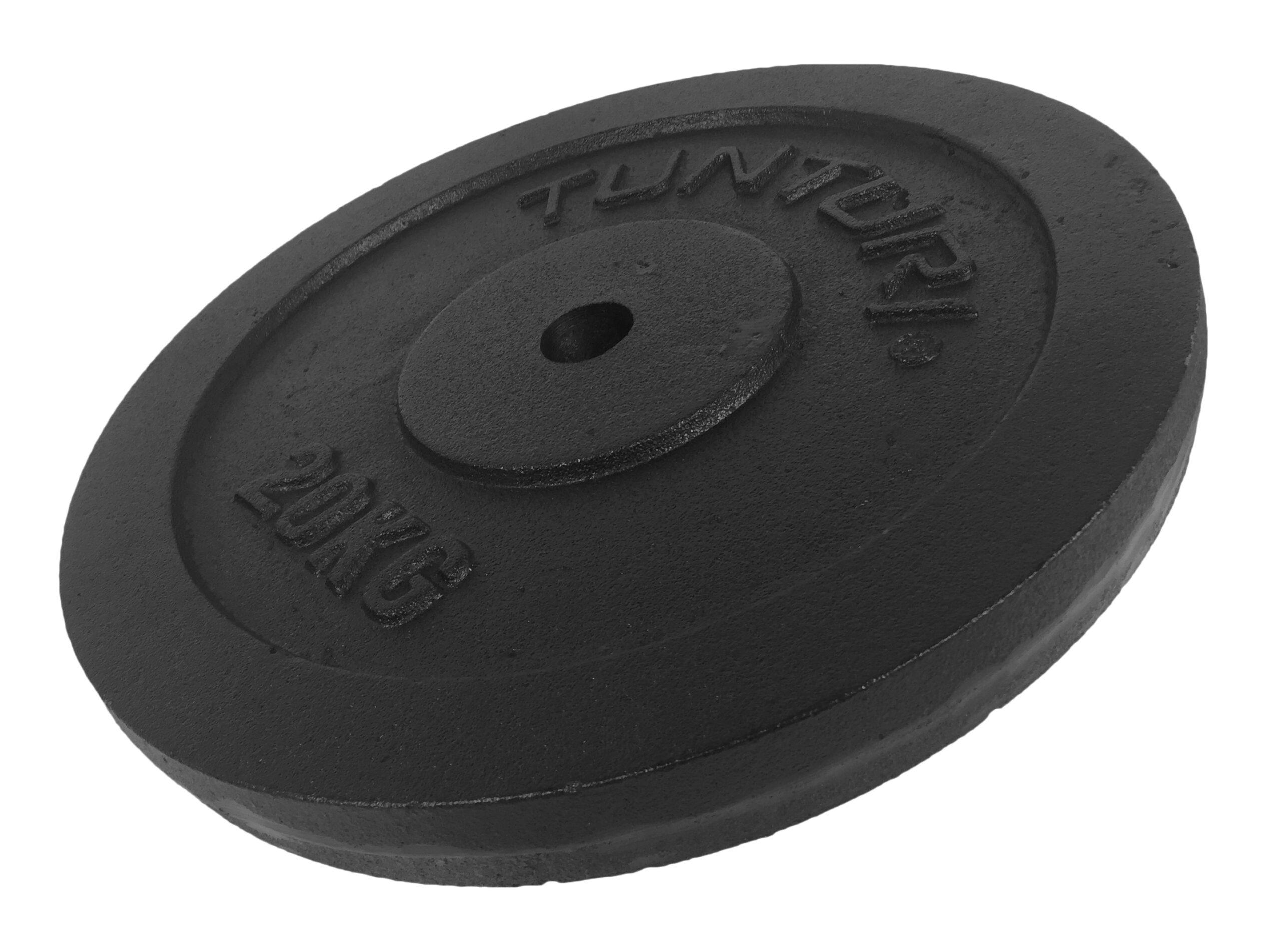 Tunturi Halterschijf - Plate Black Single 20kg - Zwart Tunturi Halterschijf - Plate Black Single 20kg - Zwart