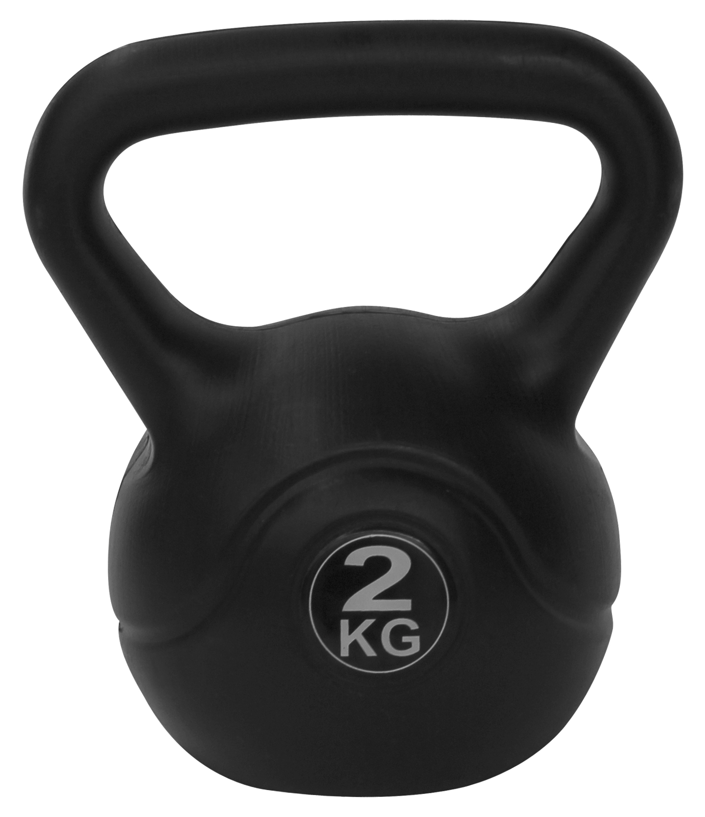 Tunturi Kettlebell - PE Kettlebell 2kg - Zwart Tunturi Kettlebell - PE Kettlebell 2kg - Zwart