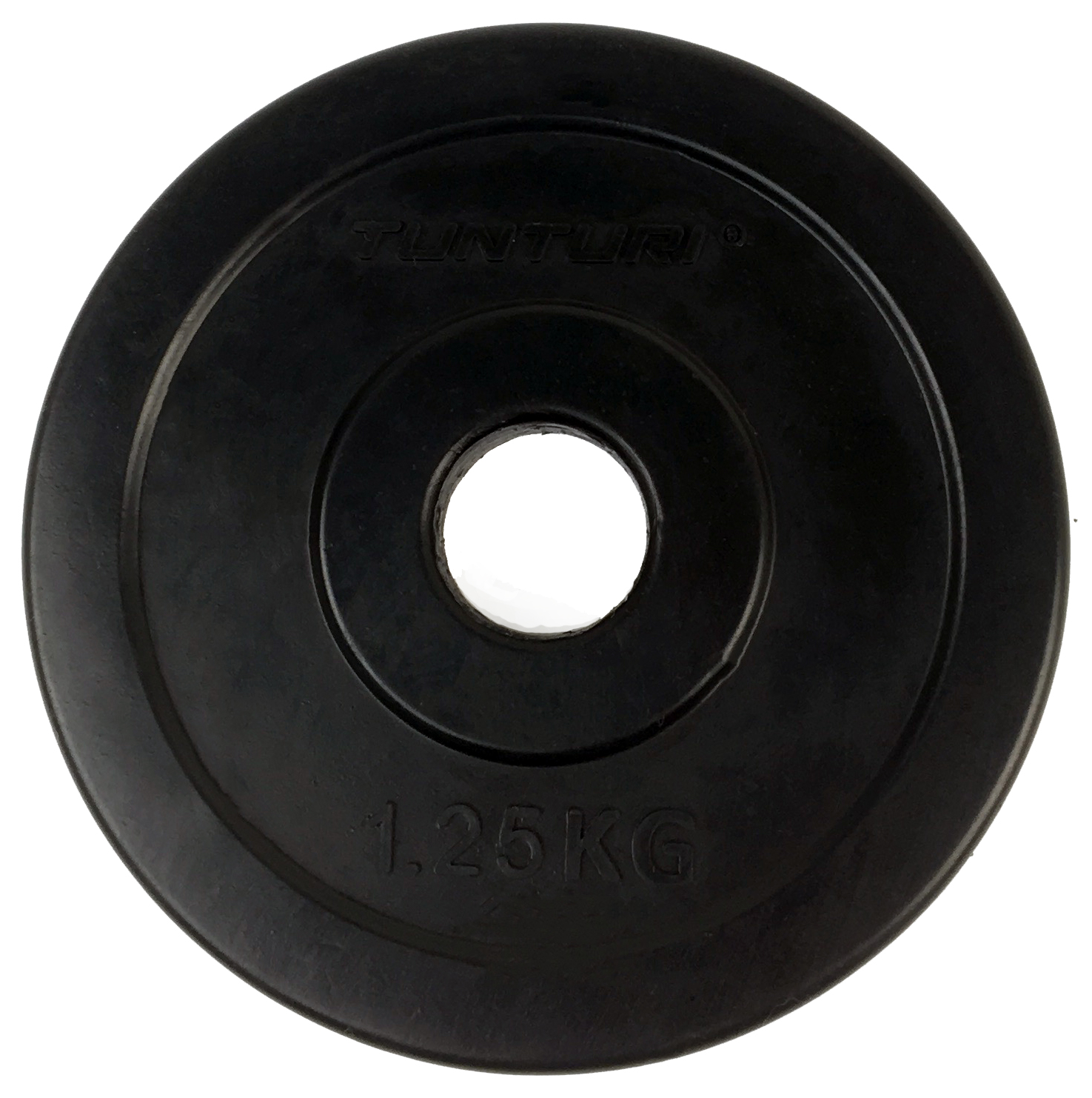 Tunturi Halterschijf - Rubber Plates 1.25kg - 1,25kg - Zwart Tunturi Halterschijf - Rubber Plates 1.25kg - 1,25kg - Zwart