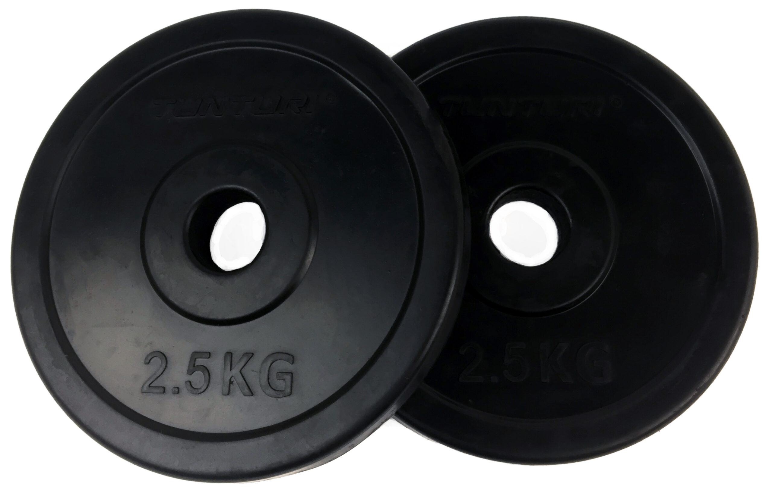 Tunturi Halterschijf - Rubber Plates 2.5kg - 2,50 kg - Zwart Tunturi Halterschijf - Rubber Plates 2.5kg - 2,50 kg - Zwart