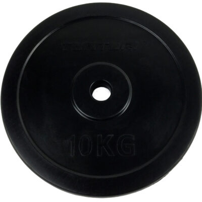 Tunturi Halterschijf - Rubber Plate Single 10kg - Zwart Tunturi Halterschijf - Rubber Plate Single 10kg - Zwart