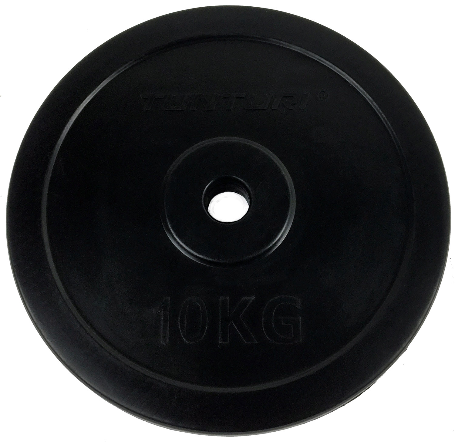 Tunturi Halterschijf - Rubber Plate Single 10kg - Zwart Tunturi Halterschijf - Rubber Plate Single 10kg - Zwart