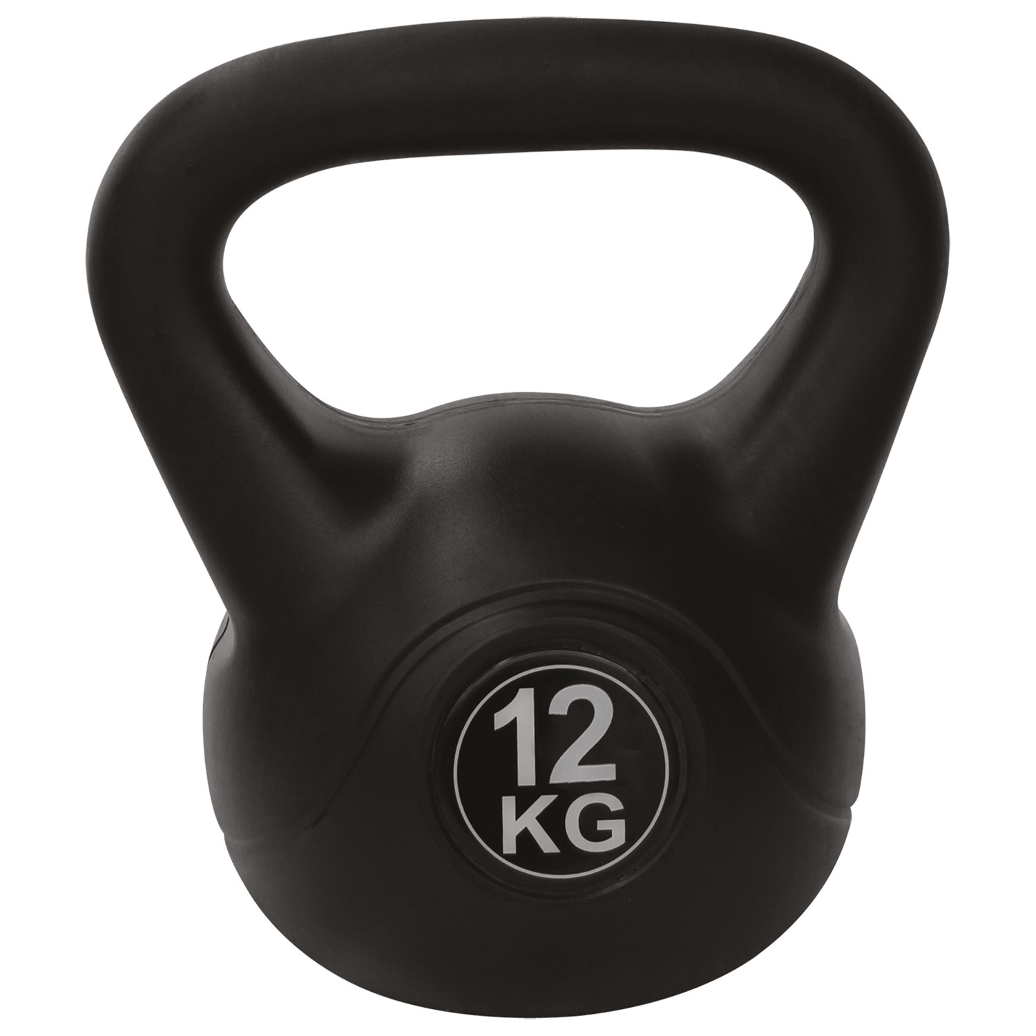 Tunturi Kettlebell - PVC Kettle Bell 12kg - Zwart