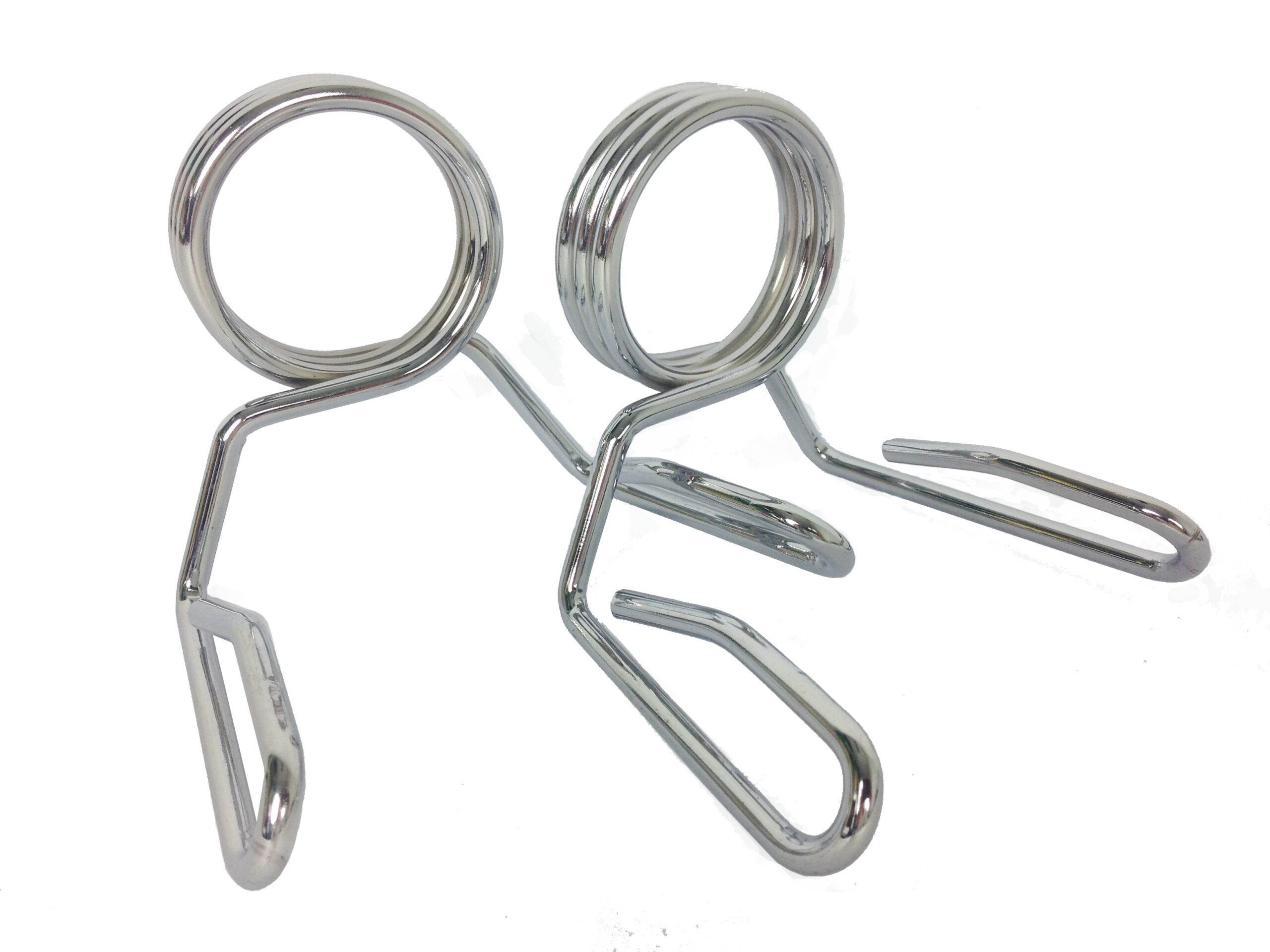 Tunturi Halterstangsluiter - Olympische veersluiters 50mm - Zilver Tunturi Halterstangsluiter - Olympische veersluiters 50mm - Zilver