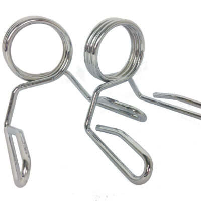Tunturi Halterstangsluiter - Olympische veersluiters 50mm - Zilver Tunturi Halterstangsluiter - Olympische veersluiters 50mm - Zilver