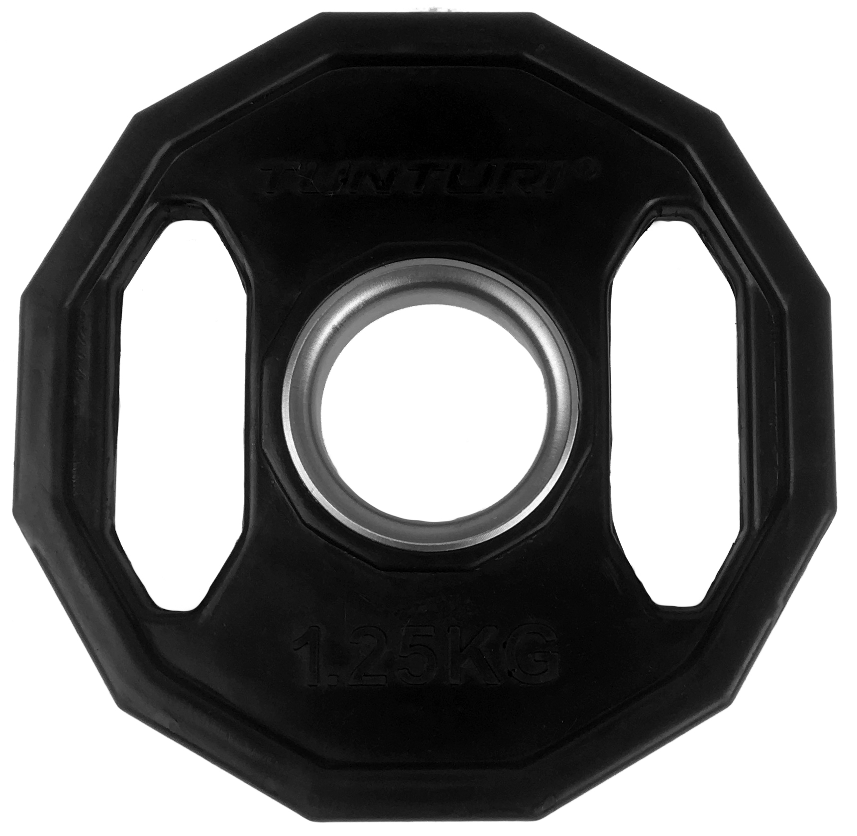 Tunturi Halterschijf - Olympic Rubber Plates 1,25kg - Zwart Tunturi Halterschijf - Olympic Rubber Plates 1,25kg - Zwart