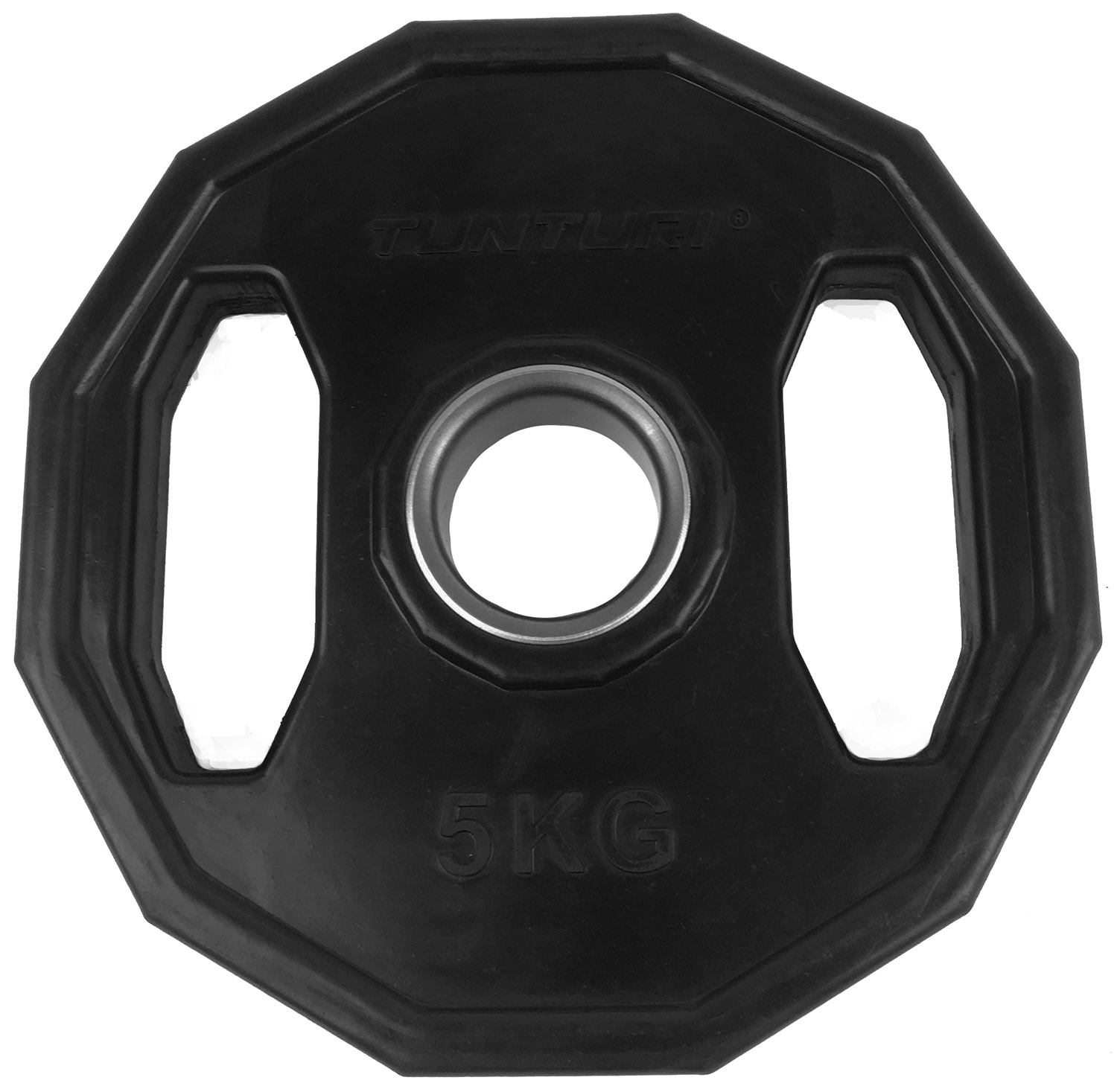 Tunturi Halterschijf - Olympic Rubber Plate 5kg - Zwart Tunturi Halterschijf - Olympic Rubber Plate 5kg - Zwart