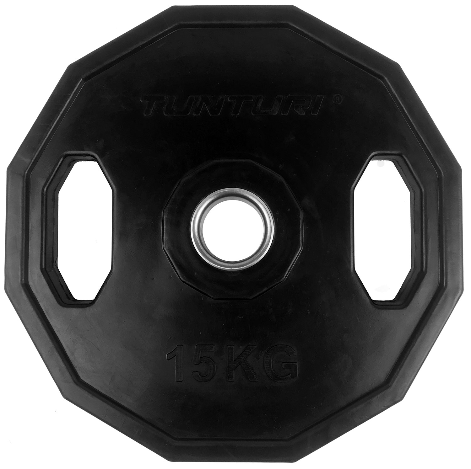 Tunturi Halterschijf - Olympic Rubber Plate 15kg - Zwart Tunturi Halterschijf - Olympic Rubber Plate 15kg - Zwart