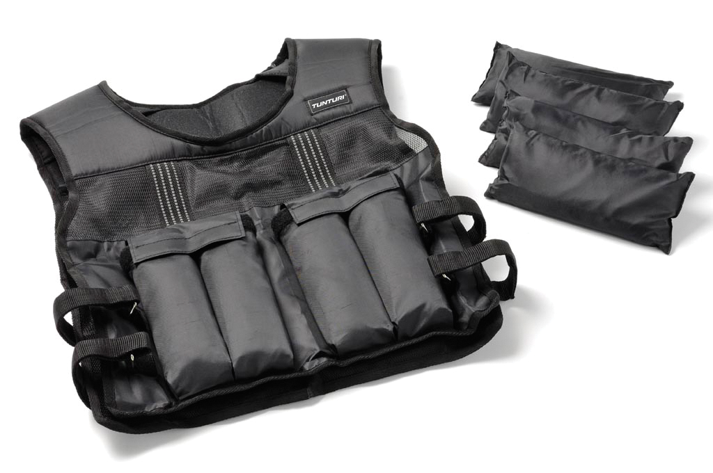 Tunturi Gewichtvest - Adjustable Weighted Vest 15kg - Zwart Tunturi Gewichtvest - Adjustable Weighted Vest 15kg - Zwart