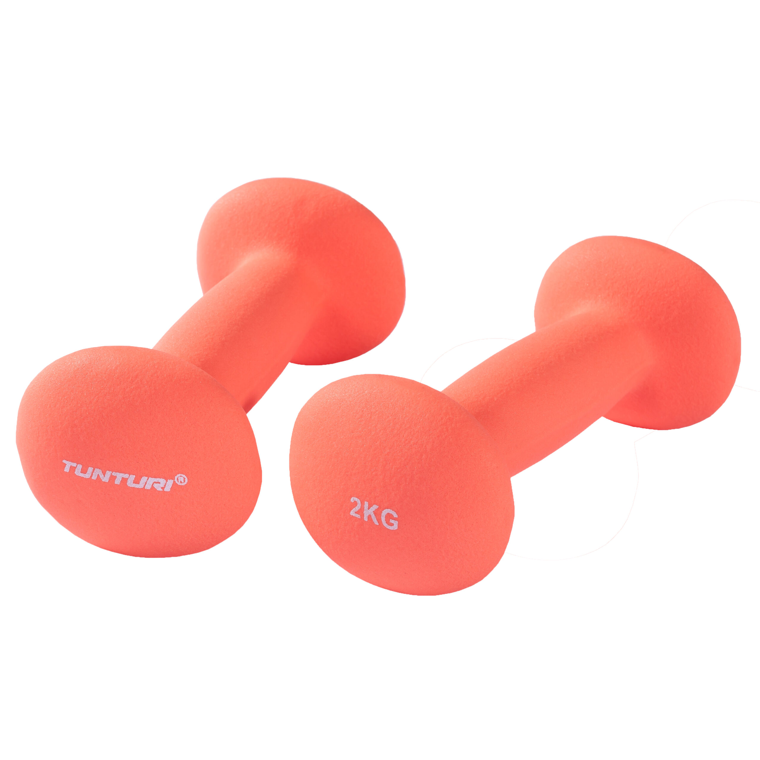 Tunturi Dumbbell - Neopreen Dumbbell 2,0kg - Rood Tunturi Dumbbell - Neopreen Dumbbell 2,0kg - Rood