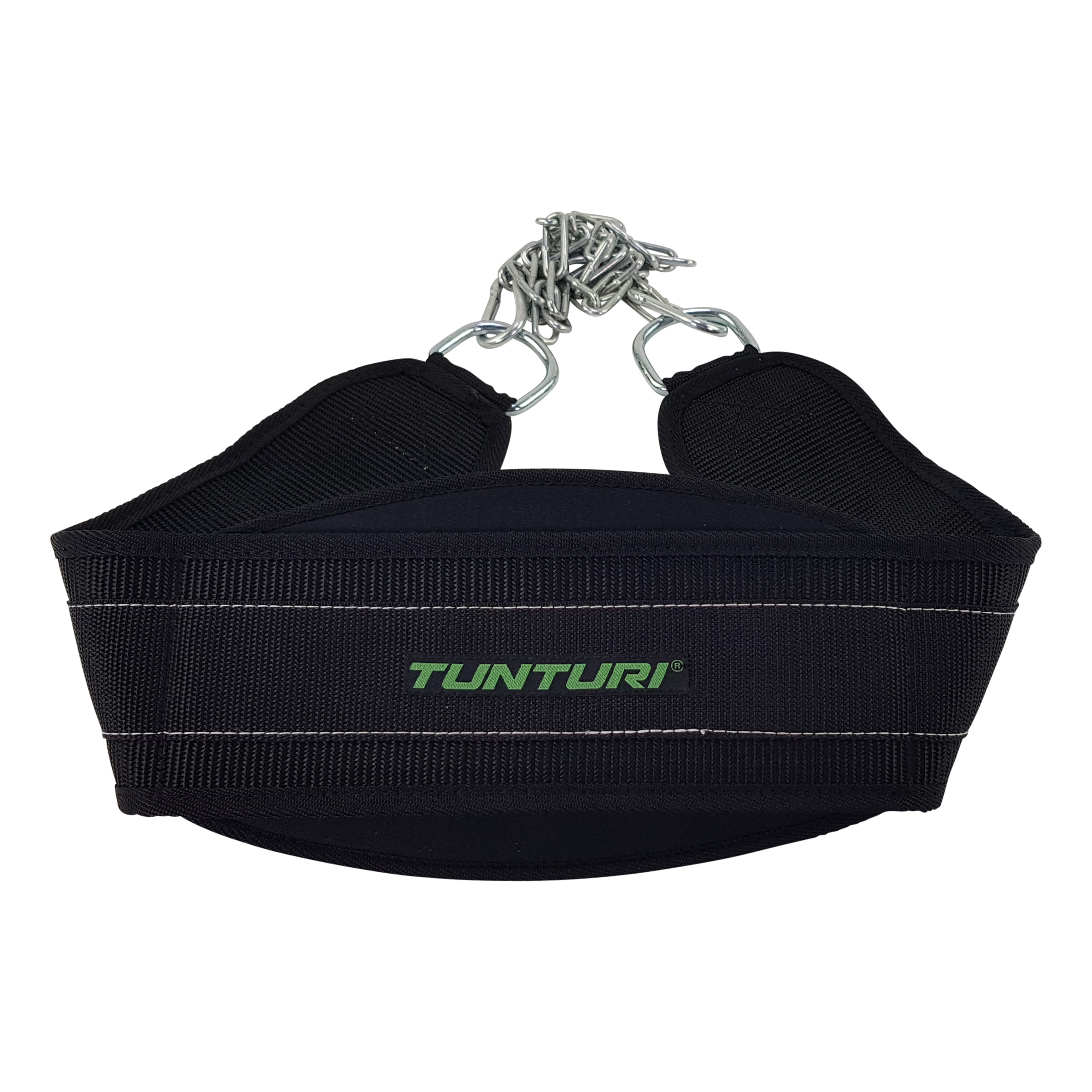 Tunturi Nieuw - EVA Dip Belt With Chain - Zwart Tunturi Nieuw - EVA Dip Belt With Chain - Zwart