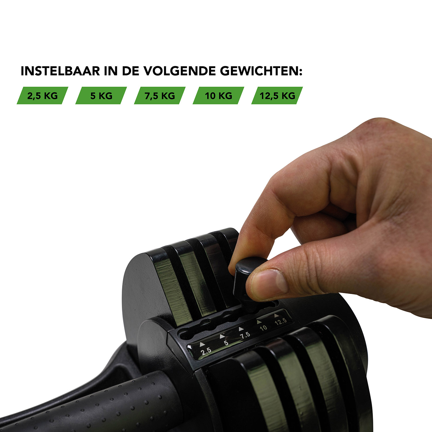 Tunturi Dumbbell - Selector Dumbbell 12,5kg - Zwart Tunturi Dumbbell - Selector Dumbbell 12,5kg - Zwart