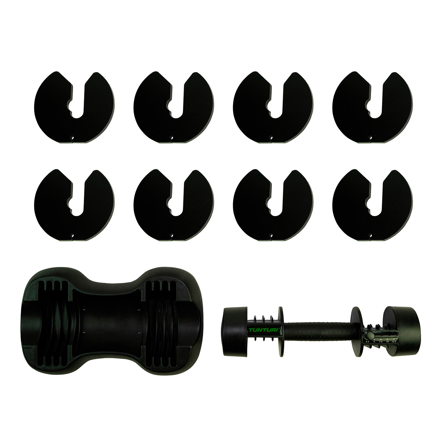 Tunturi Dumbbell - Selector Dumbbell 12,5kg - Zwart Tunturi Dumbbell - Selector Dumbbell 12,5kg - Zwart