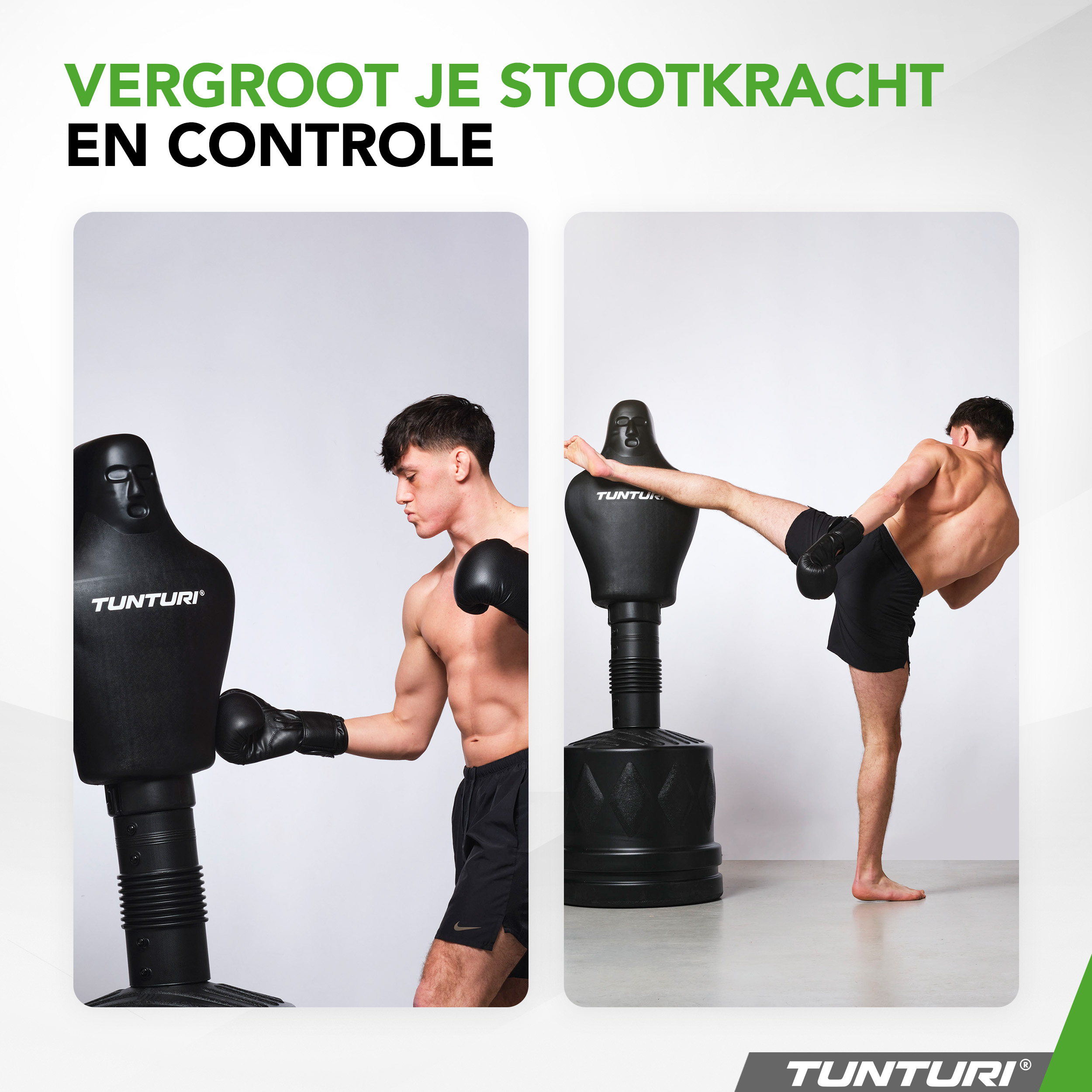 Tunturi Nieuw - Free Stand Boxing Dummy - Zwart Tunturi Nieuw - Free Stand Boxing Dummy - Zwart