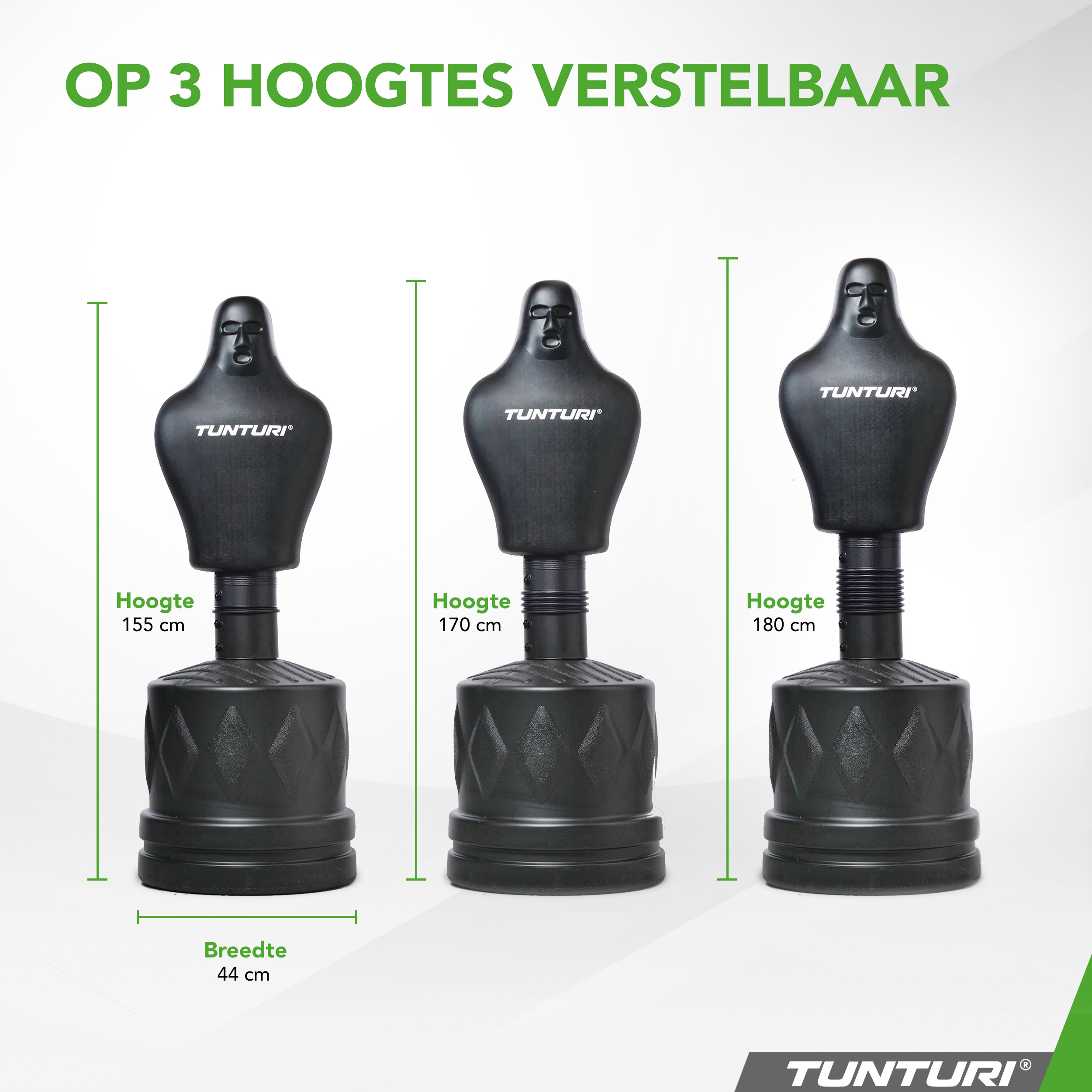 Tunturi Nieuw - Free Stand Boxing Dummy - Zwart Tunturi Nieuw - Free Stand Boxing Dummy - Zwart