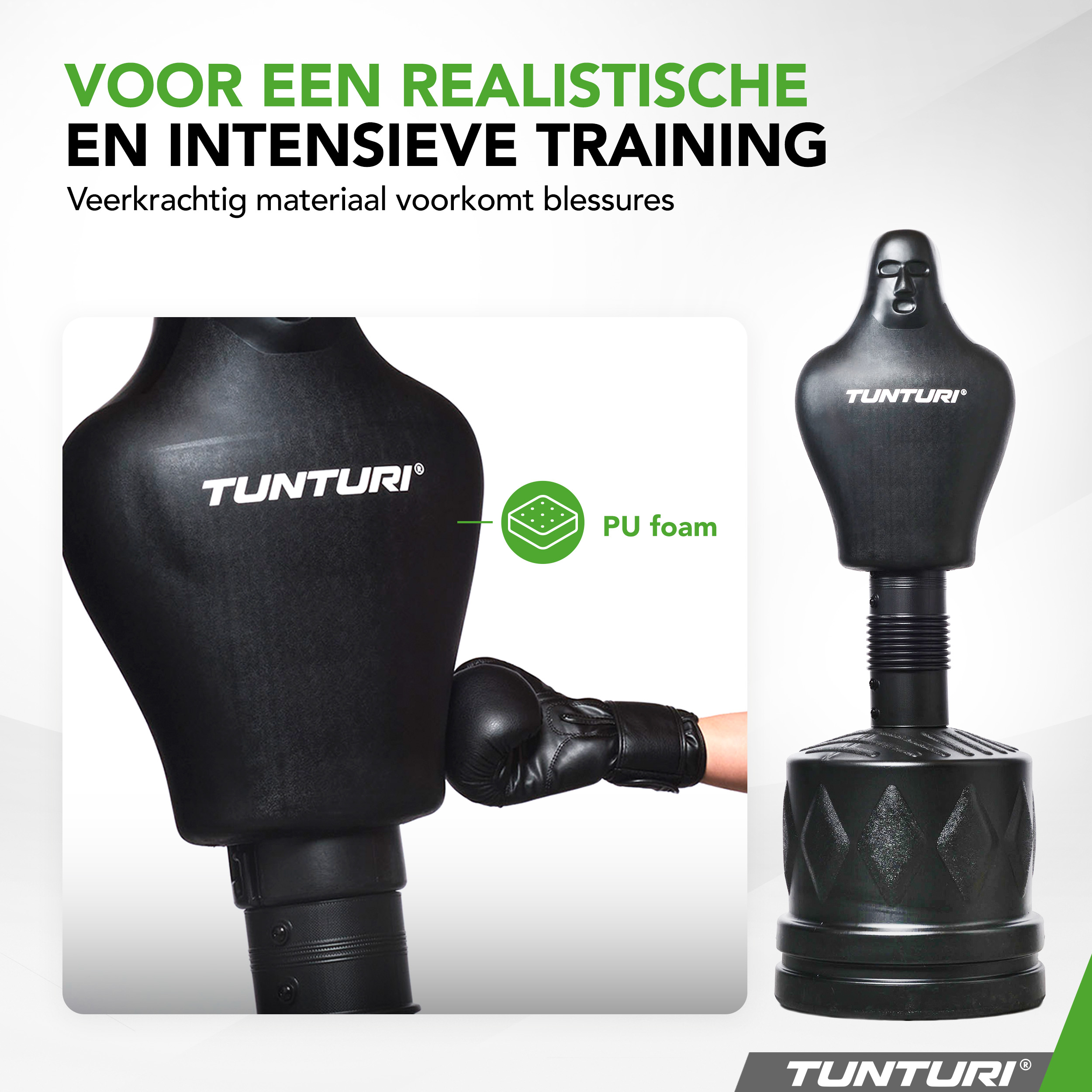 Tunturi Nieuw - Free Stand Boxing Dummy - Zwart Tunturi Nieuw - Free Stand Boxing Dummy - Zwart