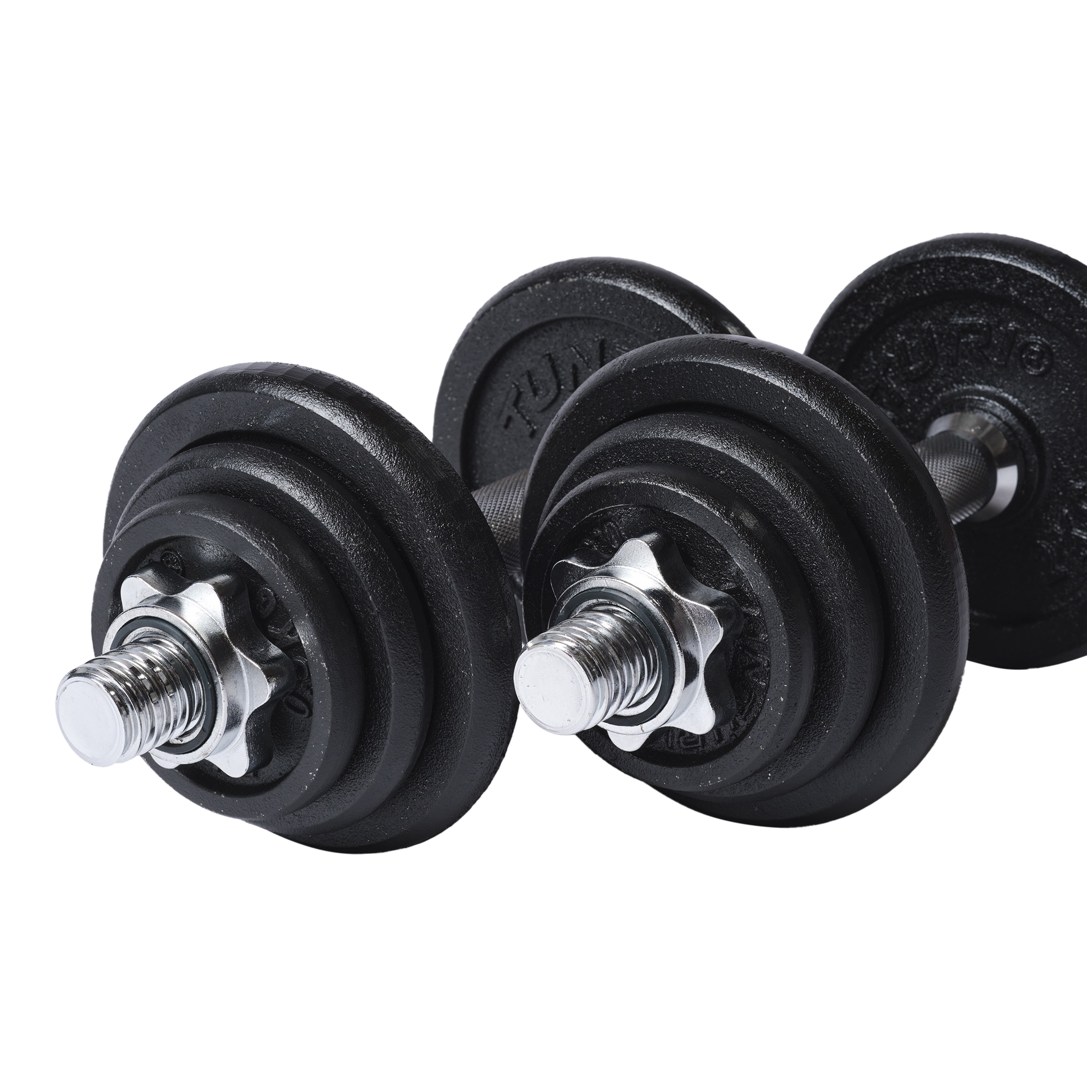 Tunturi Halterset - Barbell/Dumbbell set 20kg - Zwart Tunturi Halterset - Barbell/Dumbbell set 20kg - Zwart