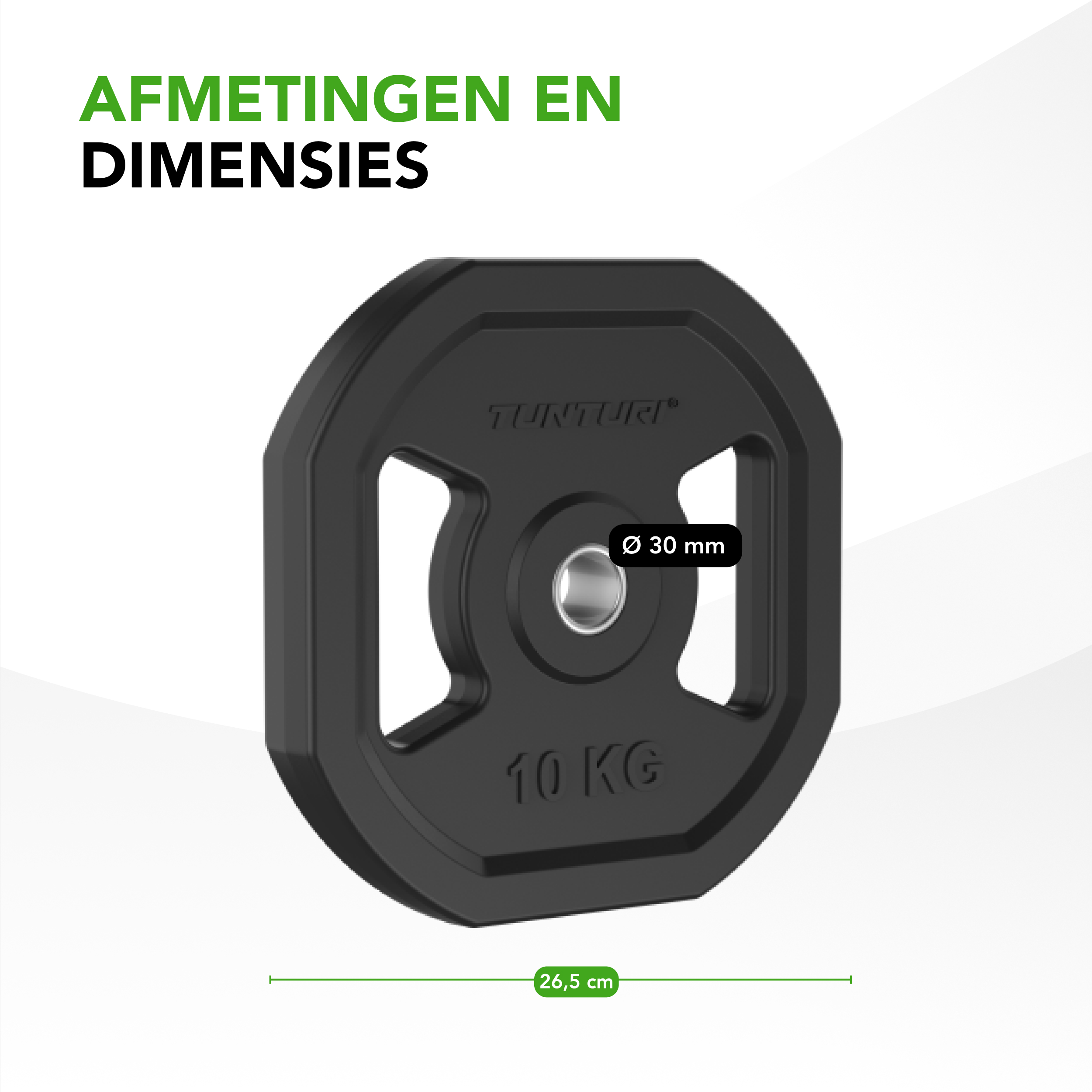 Tunturi Gewichtenschijf - Aerobic Pump Plate Pair 10kg - Zwart Tunturi Gewichtenschijf - Aerobic Pump Plate Pair 10kg - Zwart