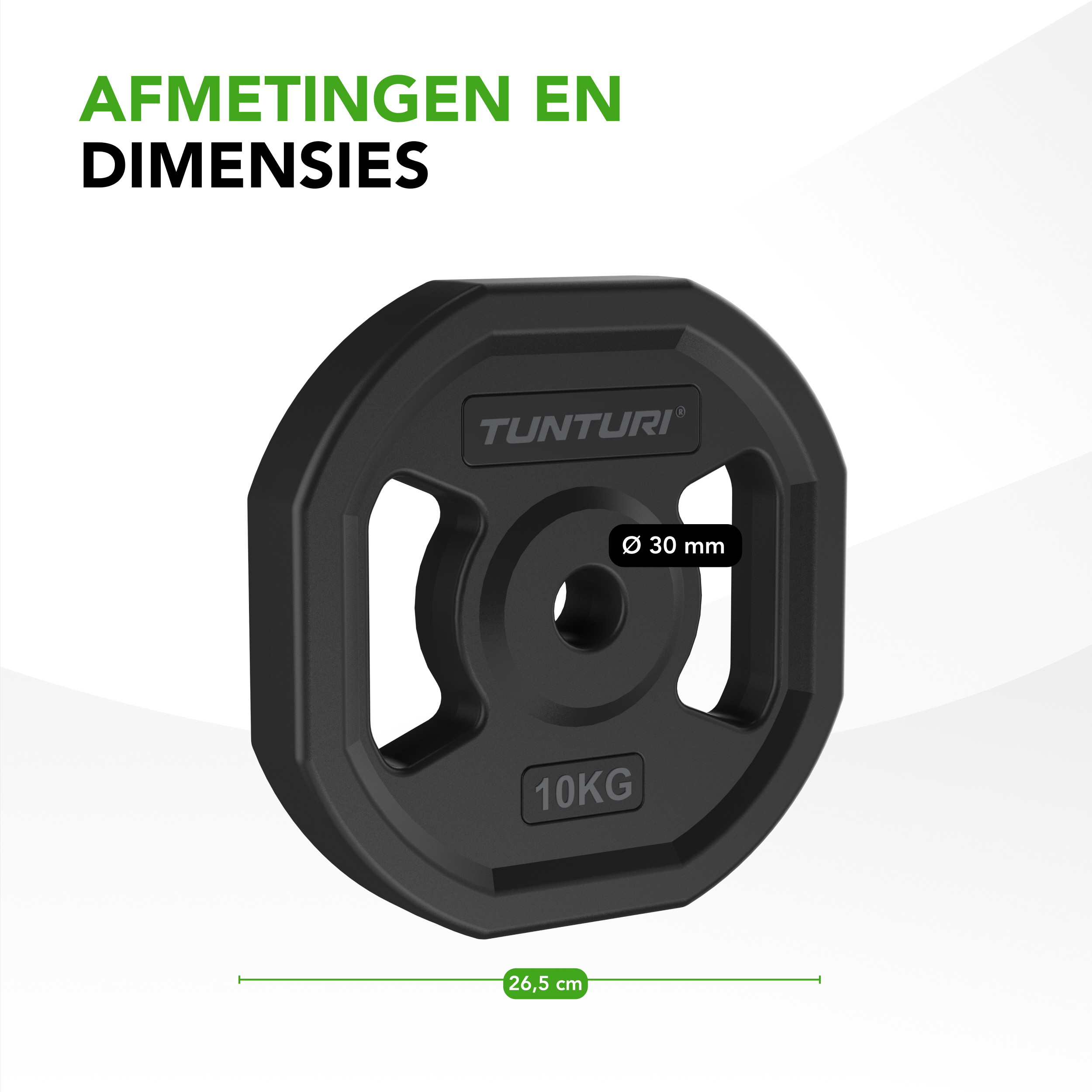 Tunturi - Pro Aerobic Pump Plate 10kg - Zwart Tunturi - Pro Aerobic Pump Plate 10kg - Zwart