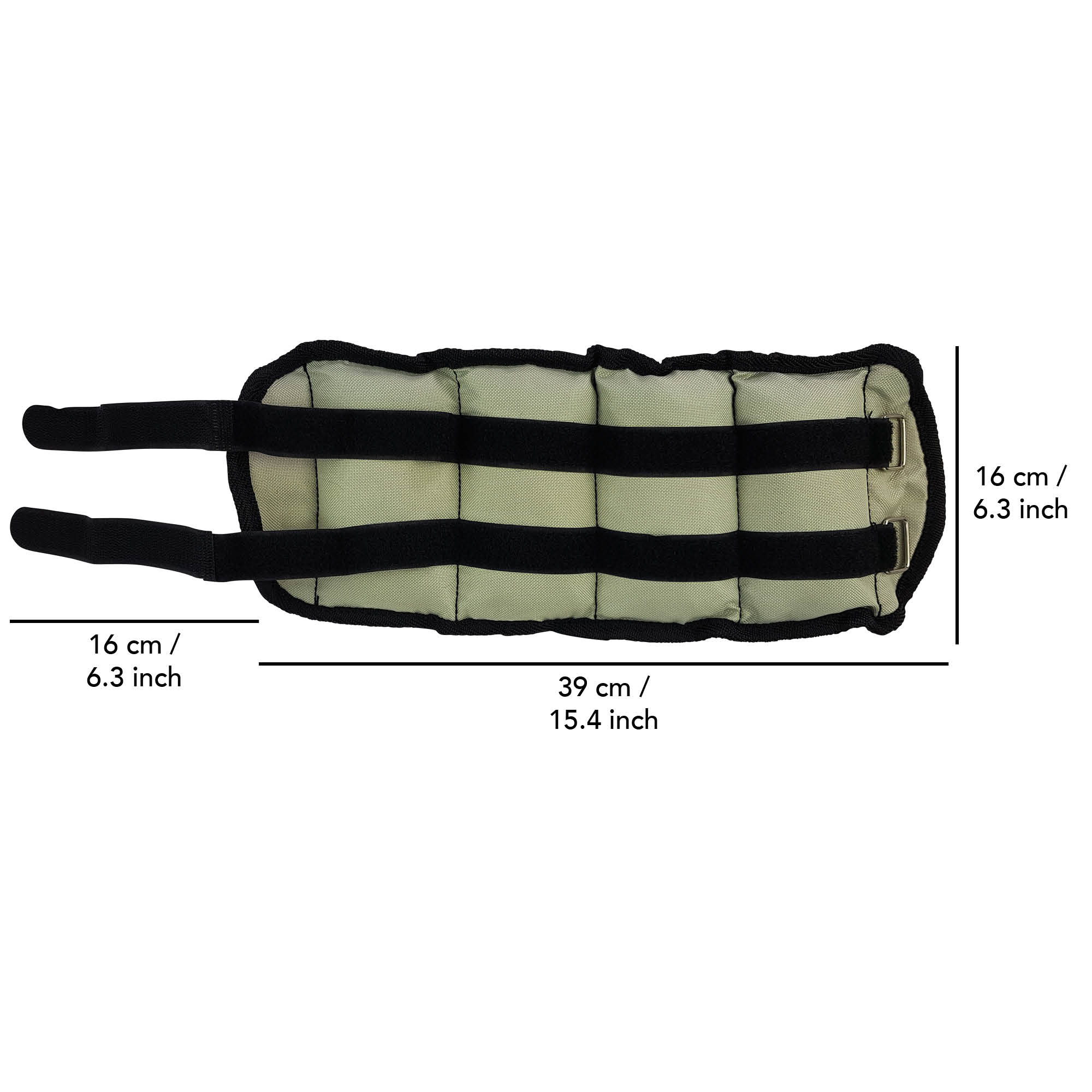 Tunturi Enkelgewicht - Arm/Leg Weights 2,0kg - Grijs Tunturi Enkelgewicht - Arm/Leg Weights 2,0kg - Grijs