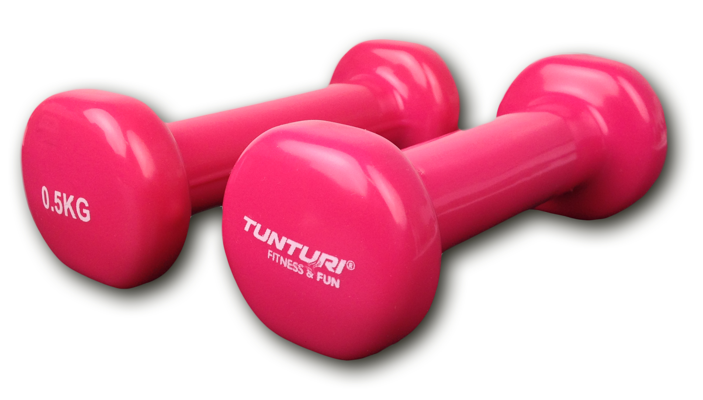Tunturi Dumbell - Dumbell set 2 x 0,5 kg - Roze Tunturi Dumbell - Dumbell set 2 x 0,5 kg - Roze