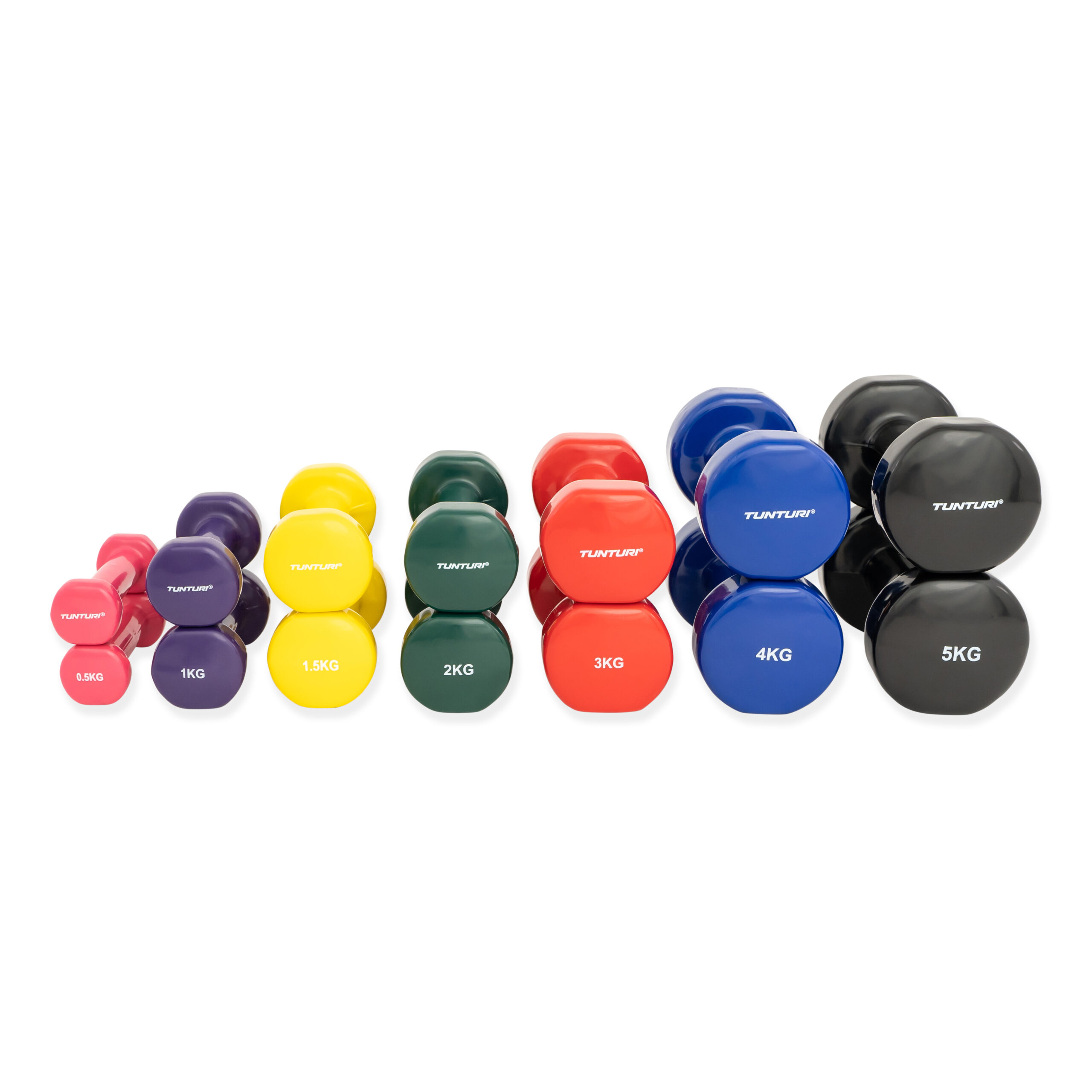 Tunturi Dumbell - Dumbell set 2 x 0,5 kg - Roze Tunturi Dumbell - Dumbell set 2 x 0,5 kg - Roze