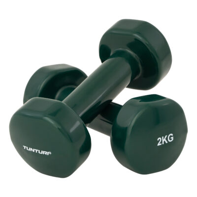 Tunturi Dumbbell - Dumbbell set 2,0kg - Groen