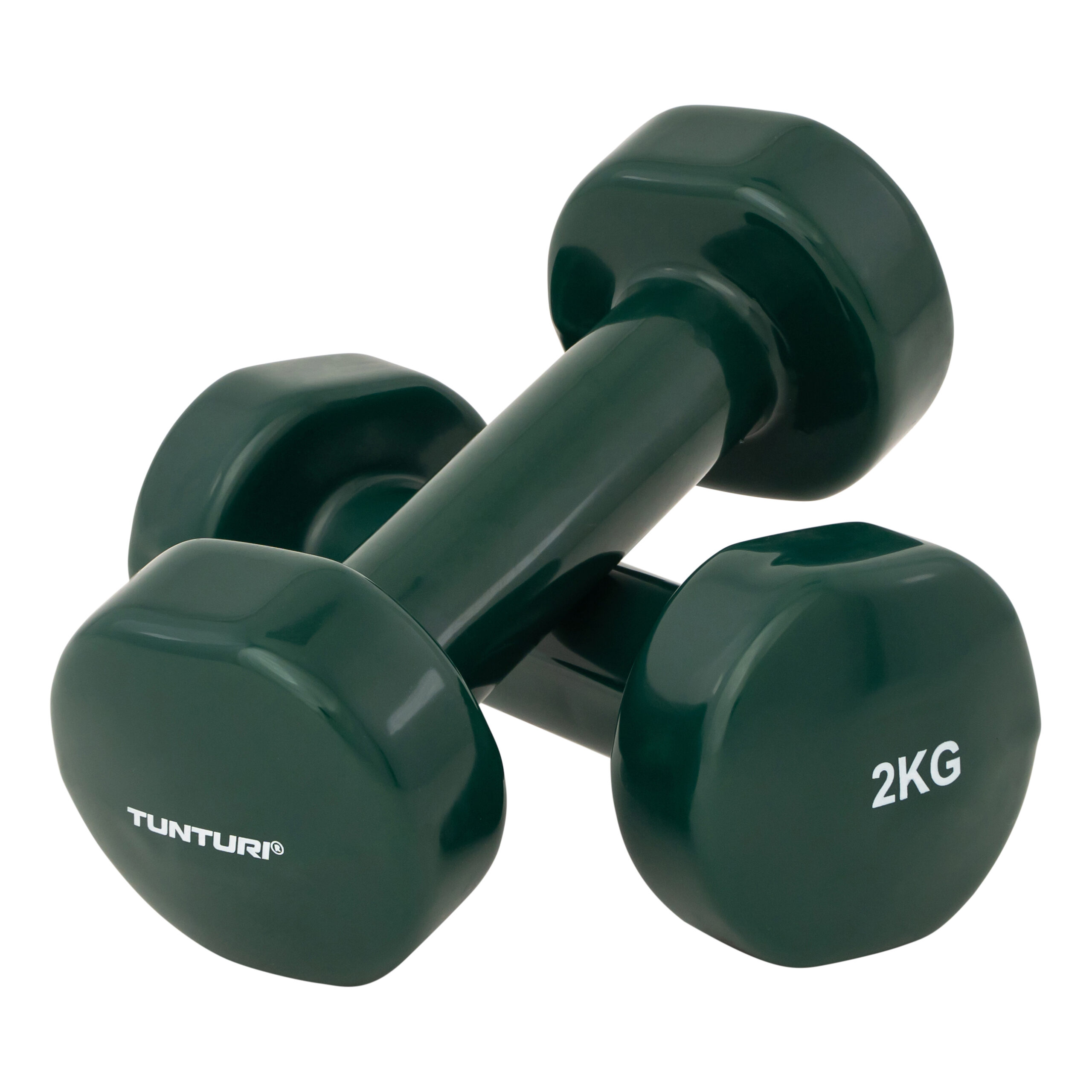 Tunturi Dumbbell - Dumbbell set 2,0kg - Groen