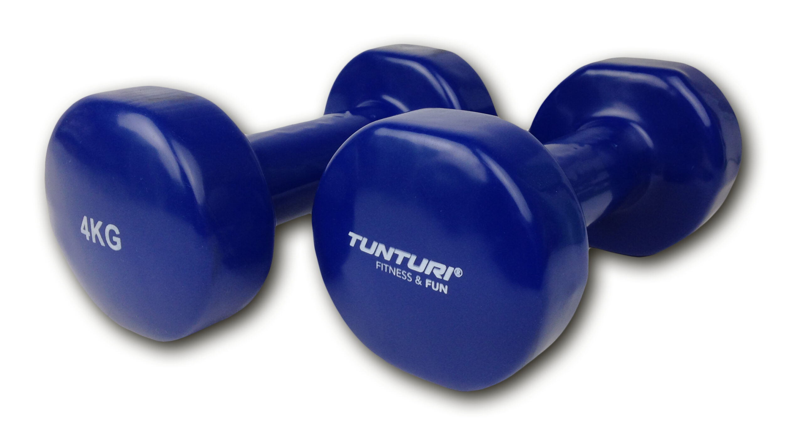 Tunturi Dumbbell - Dumbell set 2 x 4,0 kg - Blauw Tunturi Dumbbell - Dumbell set 2 x 4,0 kg - Blauw