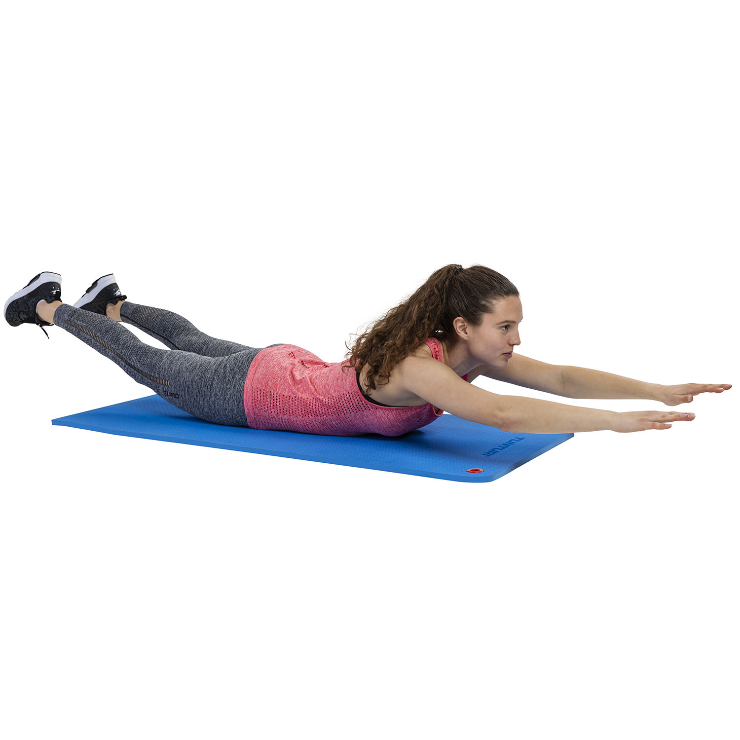 Tunturi Fitnessmat - Pro 140x60 cm - Blauw Tunturi Fitnessmat - Pro 140x60 cm - Blauw
