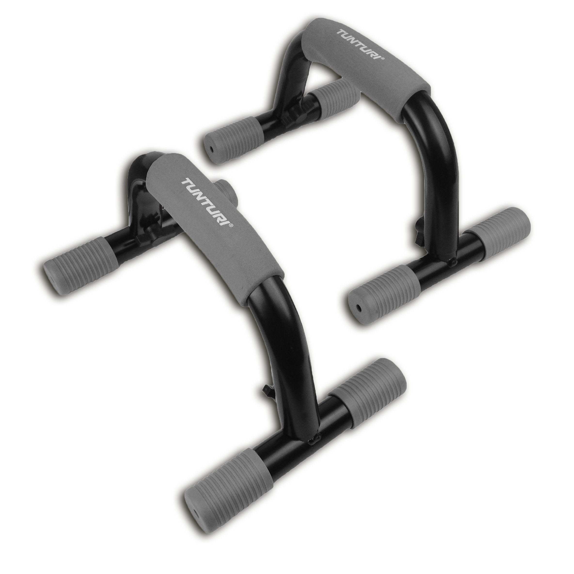Tunturi Opdruksteun - Parallettes -Push-up Bar - Zwart Tunturi Opdruksteun - Parallettes -Push-up Bar - Zwart