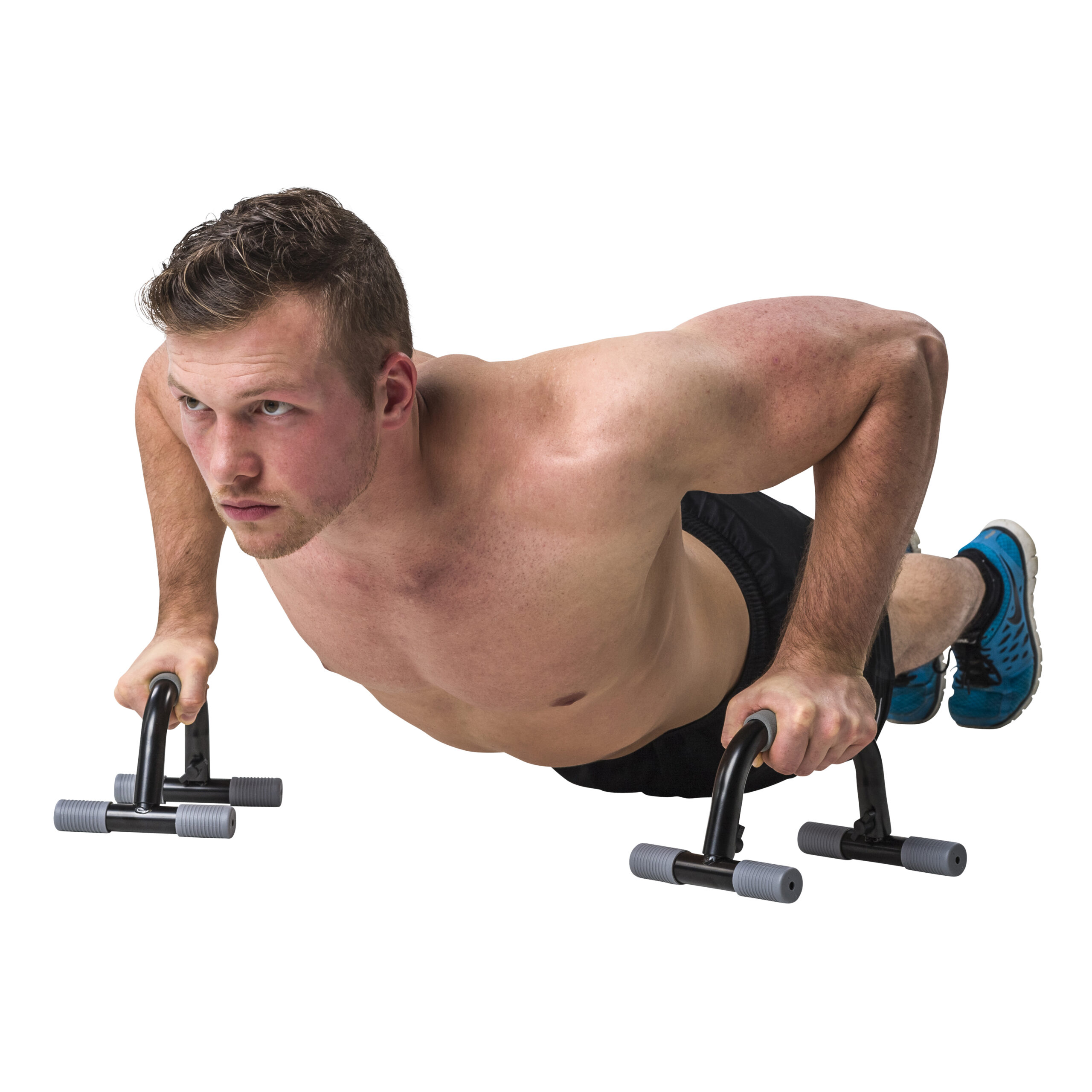 Tunturi Opdruksteun - Parallettes -Push-up Bar - Zwart Tunturi Opdruksteun - Parallettes -Push-up Bar - Zwart