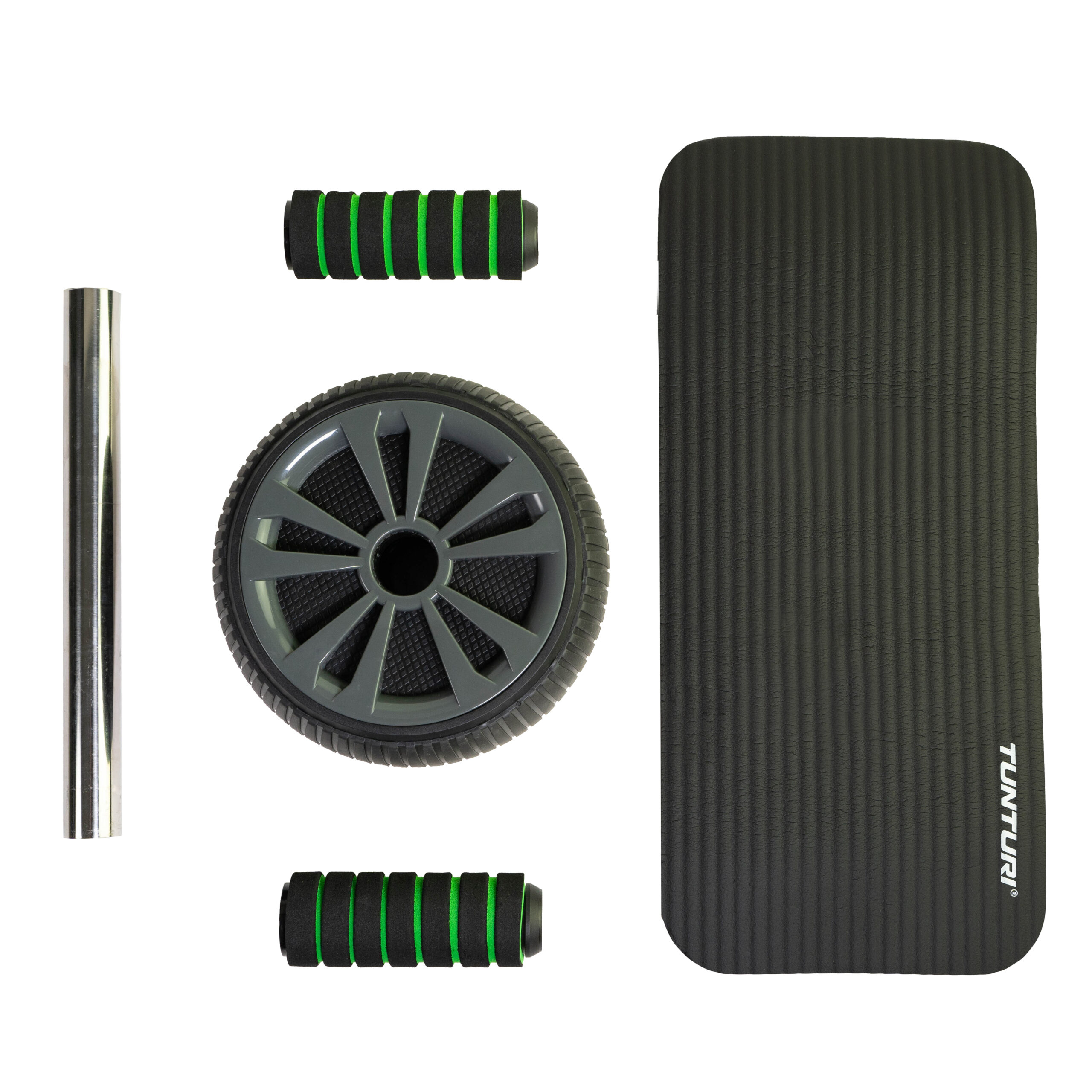 Tunturi Ab roller - Exercise Wheel Deluxe - Zwart Tunturi Ab roller - Exercise Wheel Deluxe - Zwart