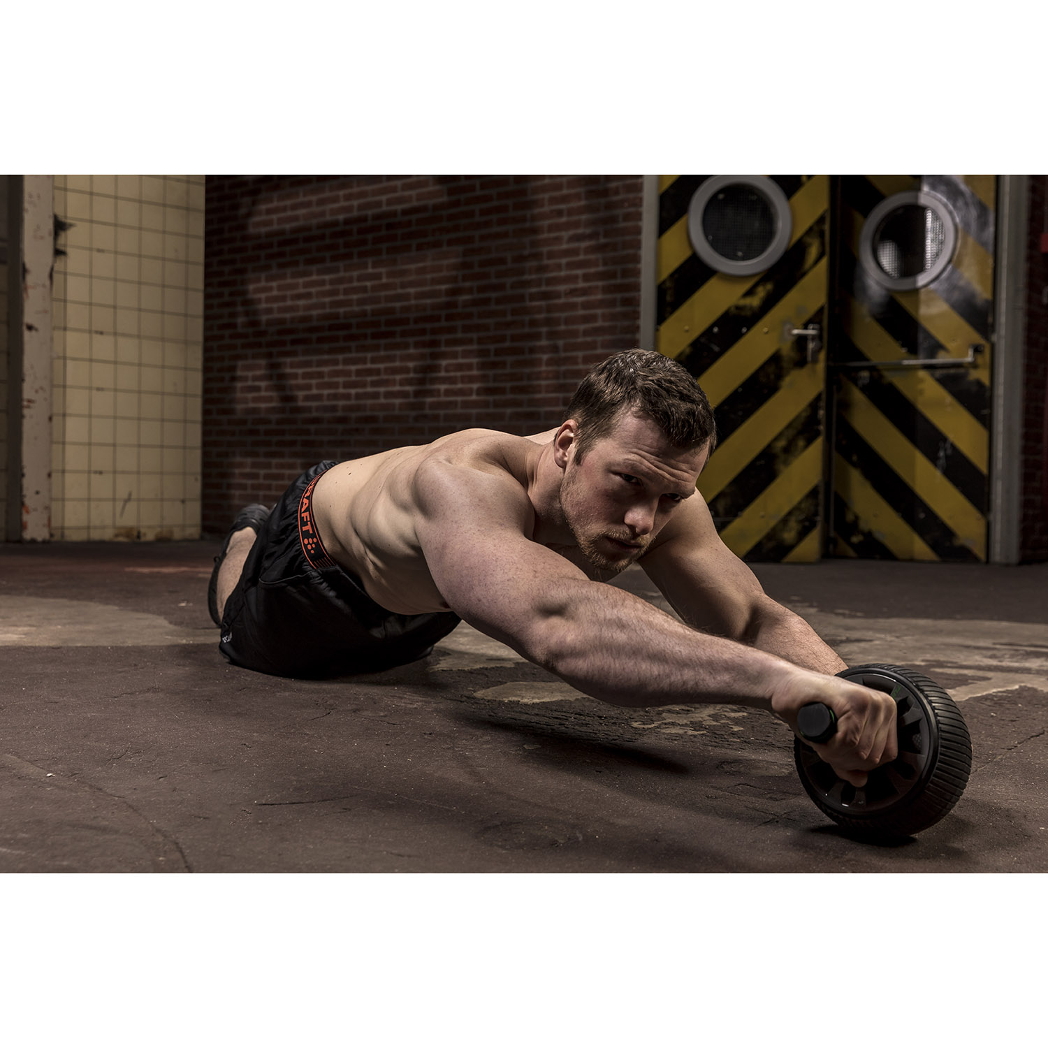 Tunturi Ab roller - Exercise Wheel Deluxe - Zwart Tunturi Ab roller - Exercise Wheel Deluxe - Zwart