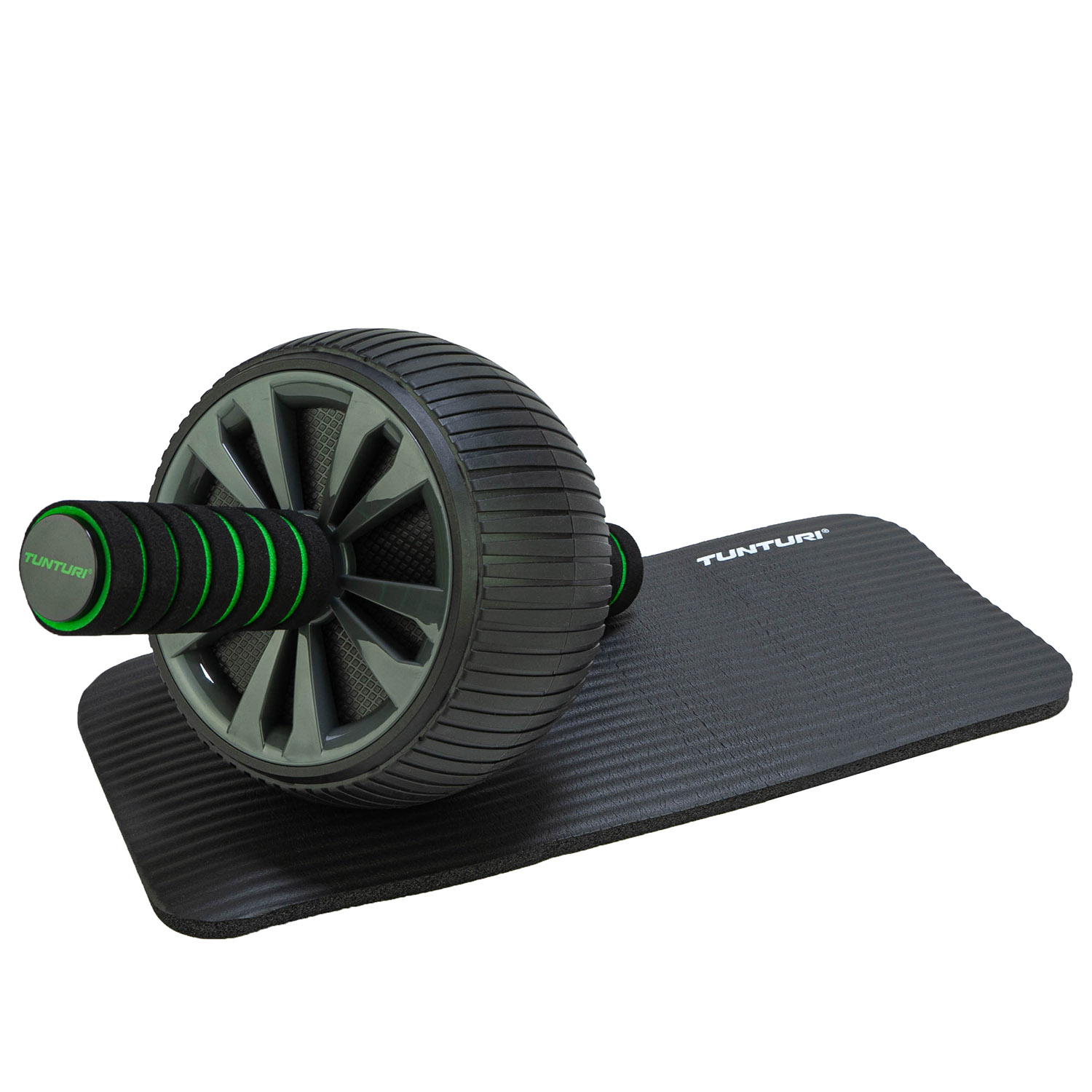 Tunturi Ab roller - Exercise Wheel Deluxe - Zwart Tunturi Ab roller - Exercise Wheel Deluxe - Zwart